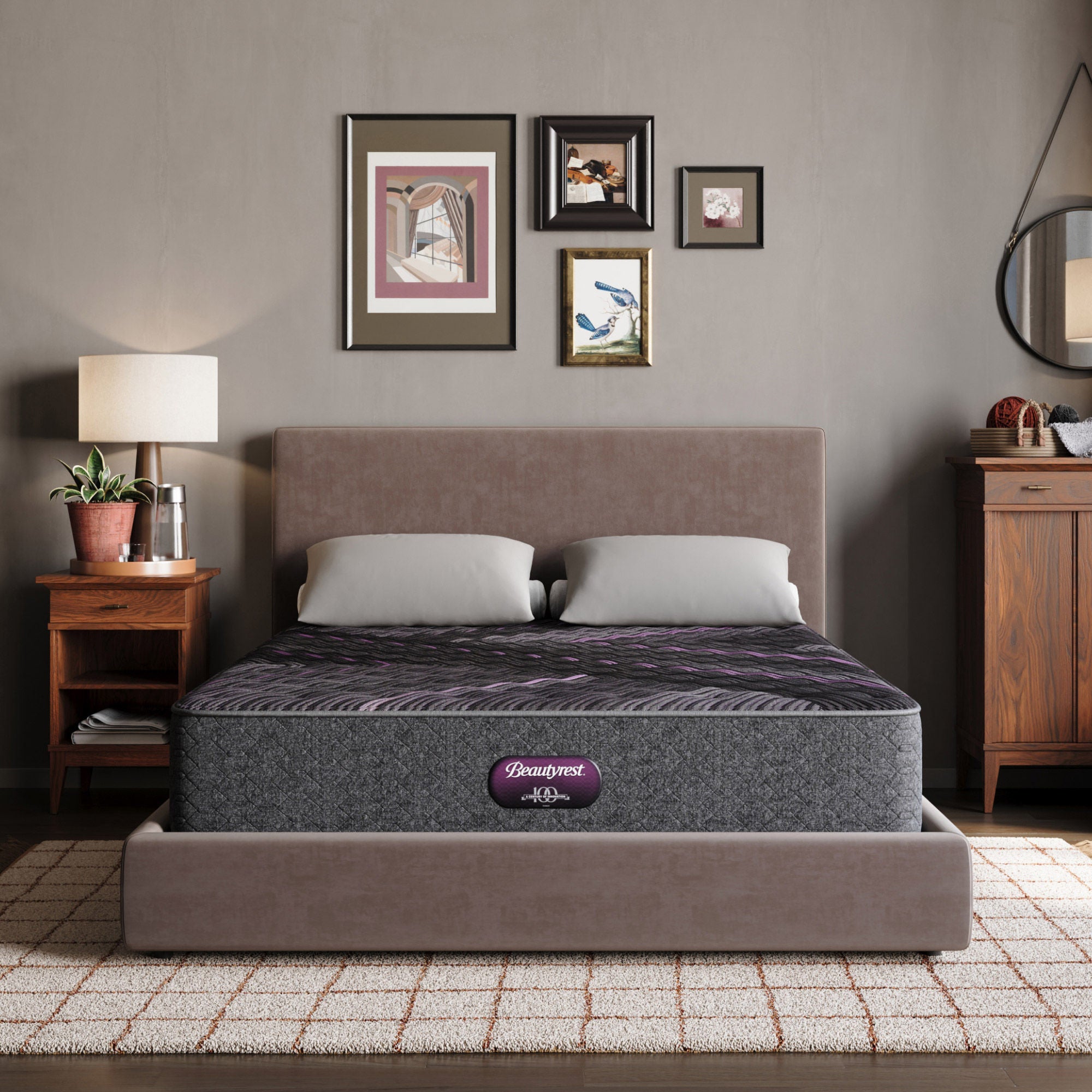 Beautyrest BR1000 14.25" Extra Firm or 14.5" Medium Firm Mattress