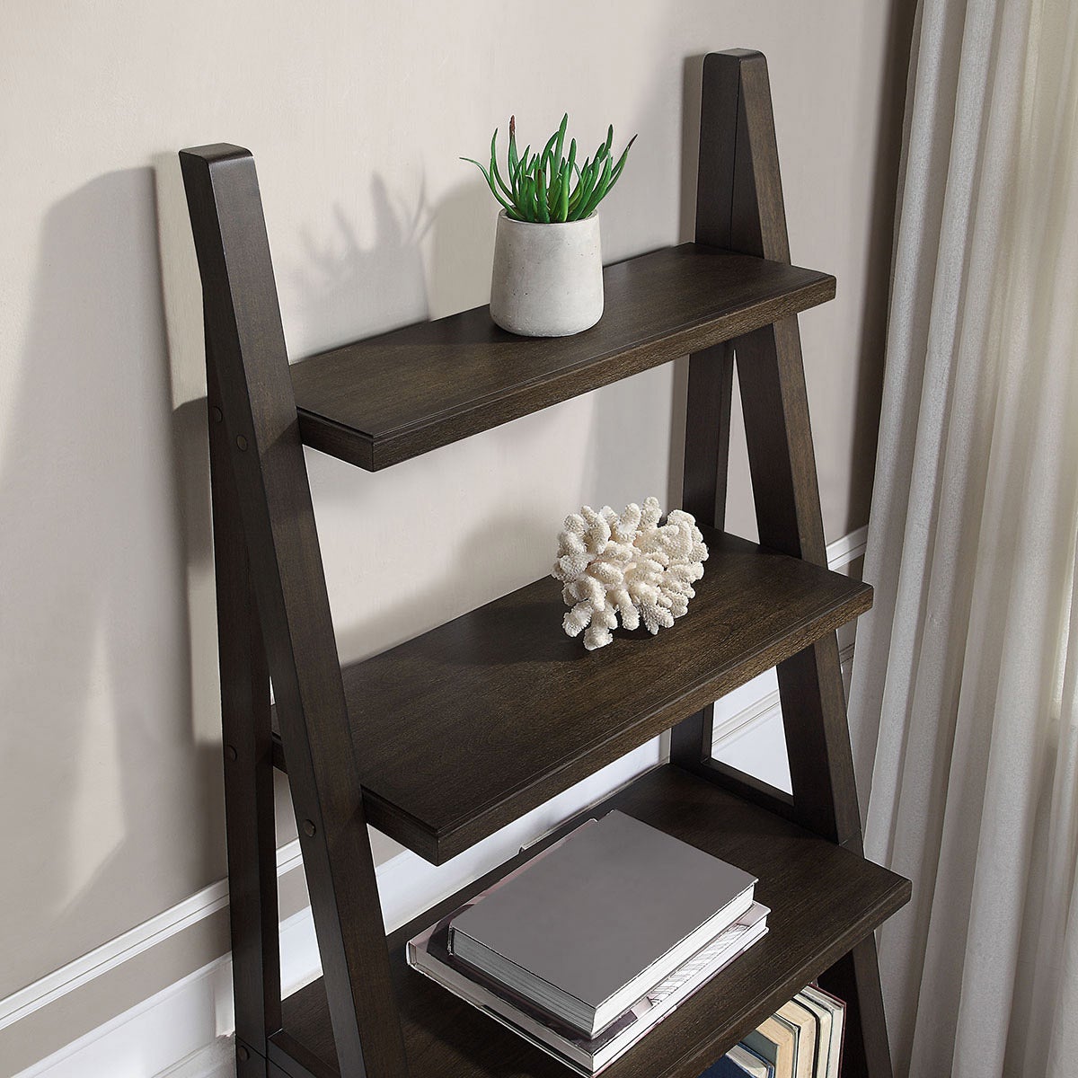 Langston 72" Ladder Bookcase