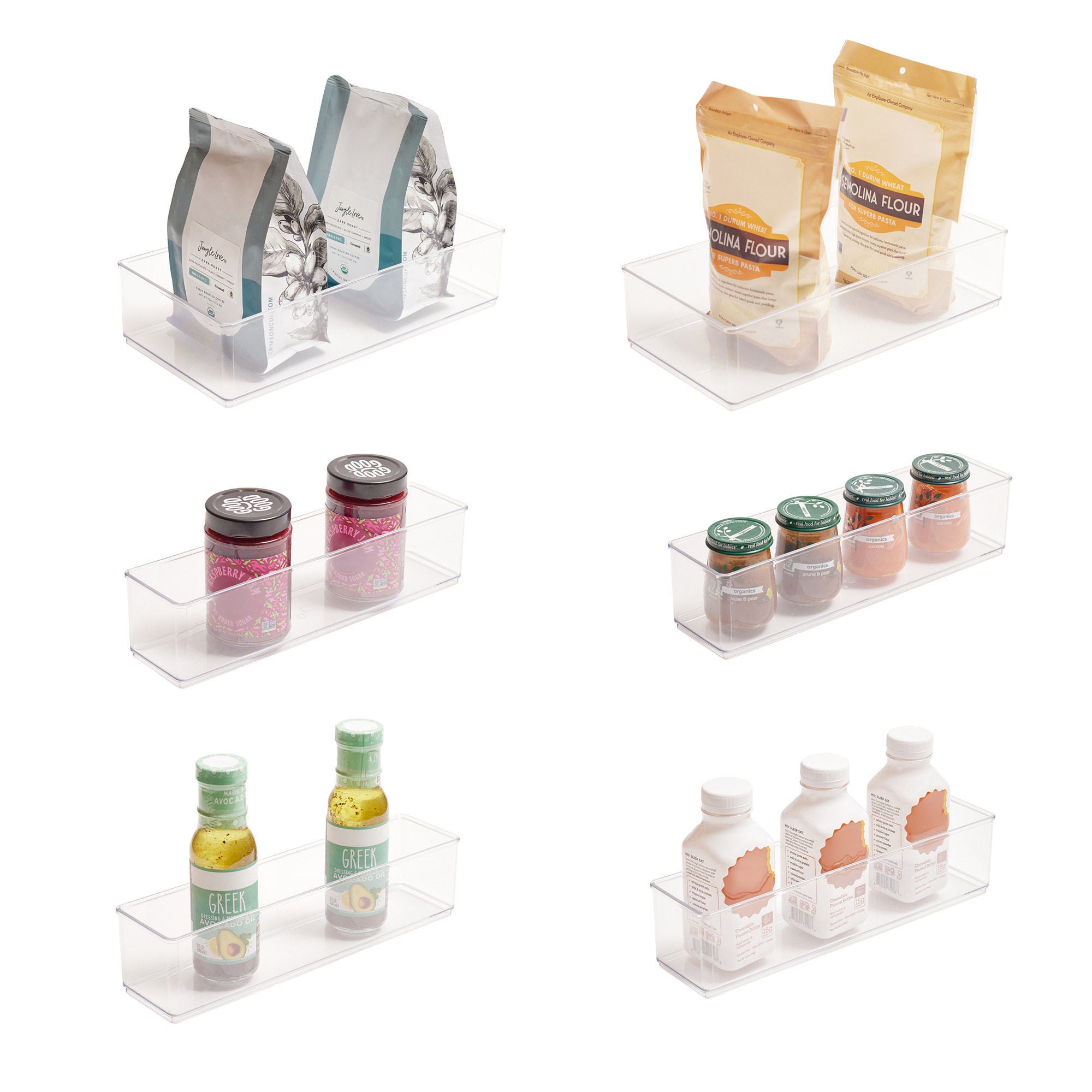 Clearly 6-piece Organizer Set