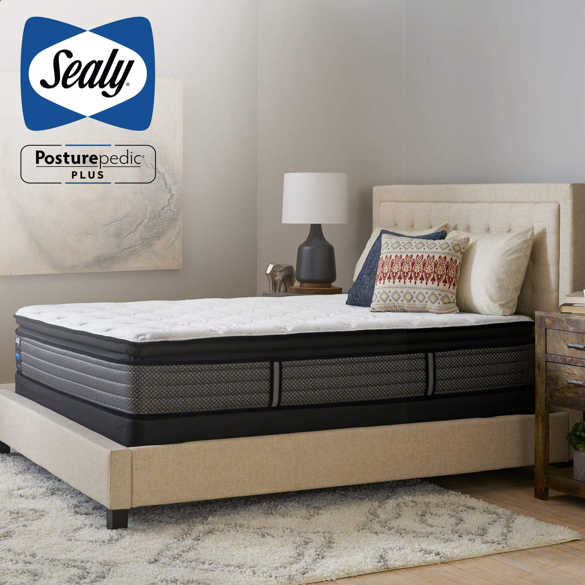 Sealy Posturepedic Plus Ridgecrest 14” Queen Plush Mattress