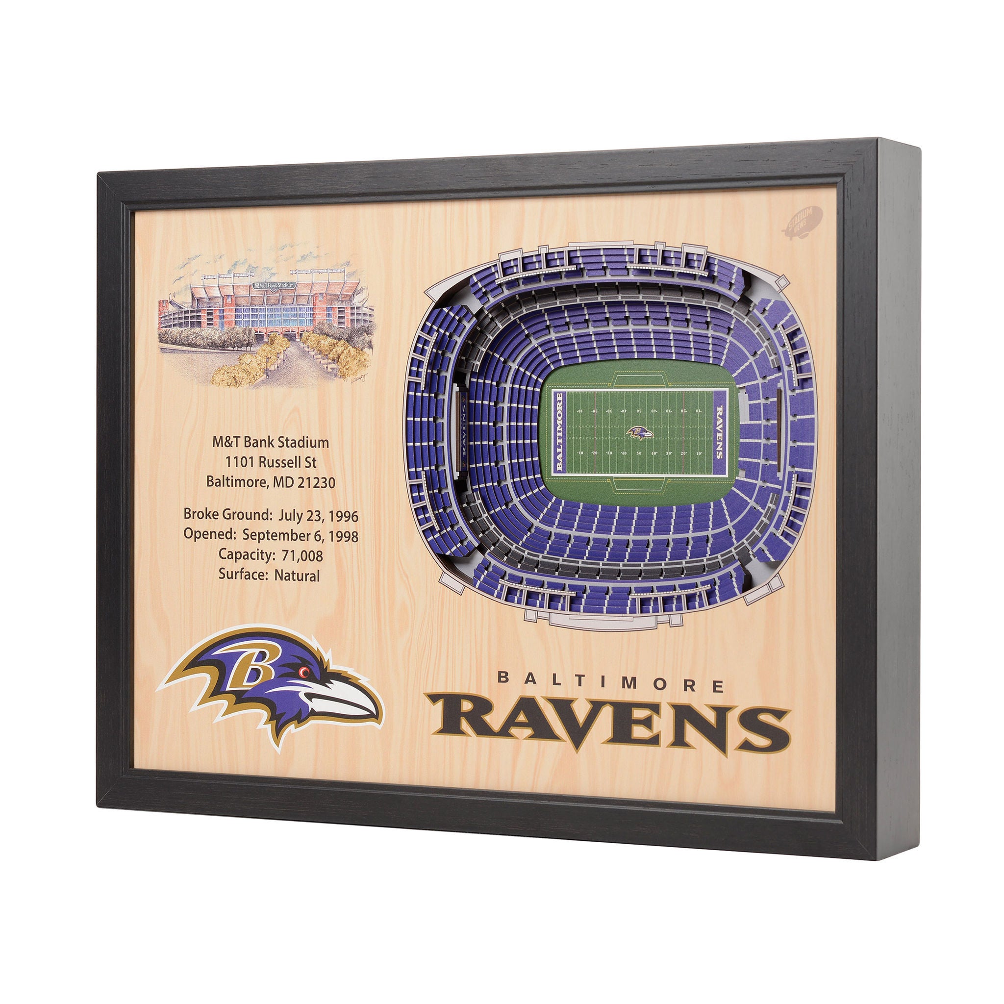 NFL 25-layer Stadium View Wall Art