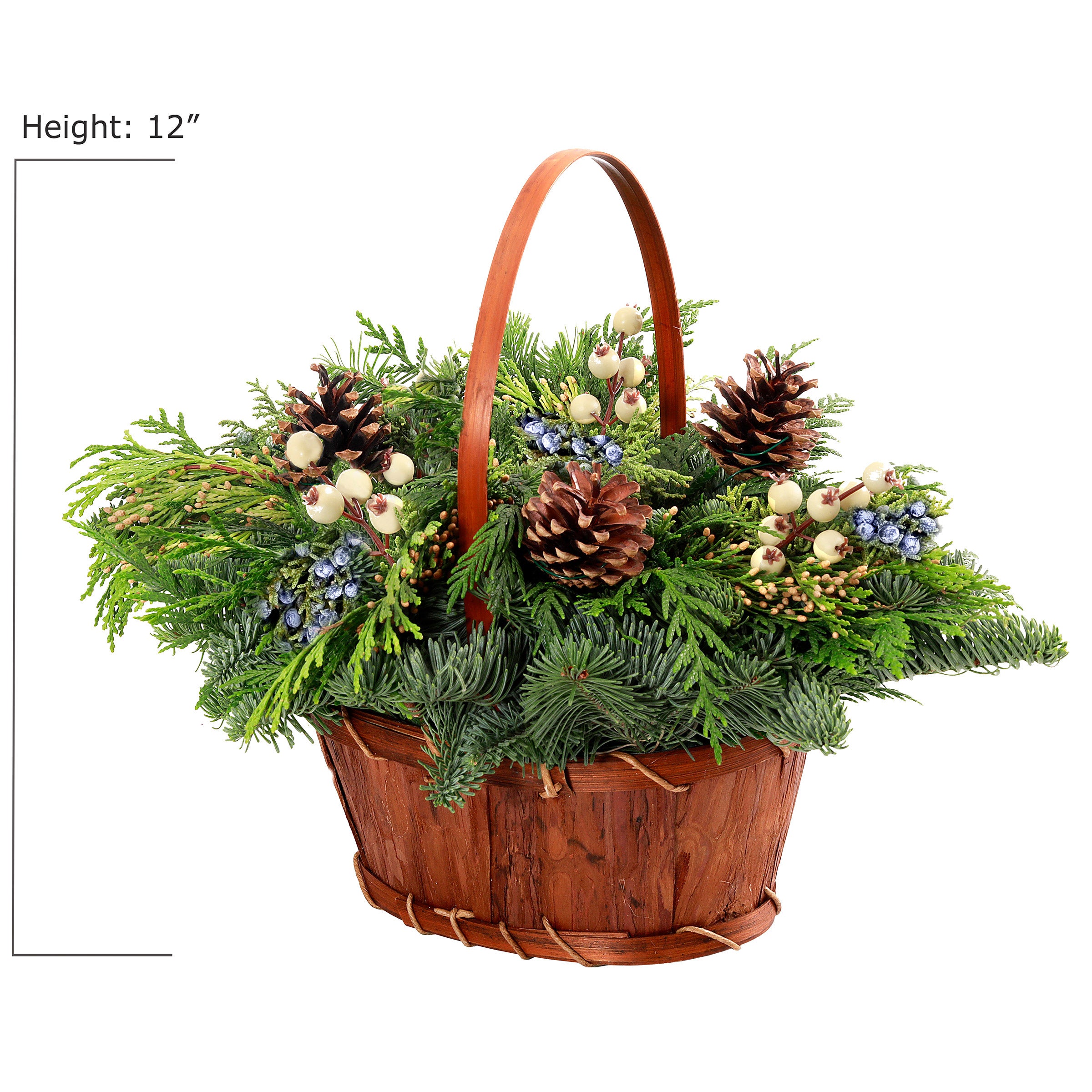 Bark Basket Centerpiece