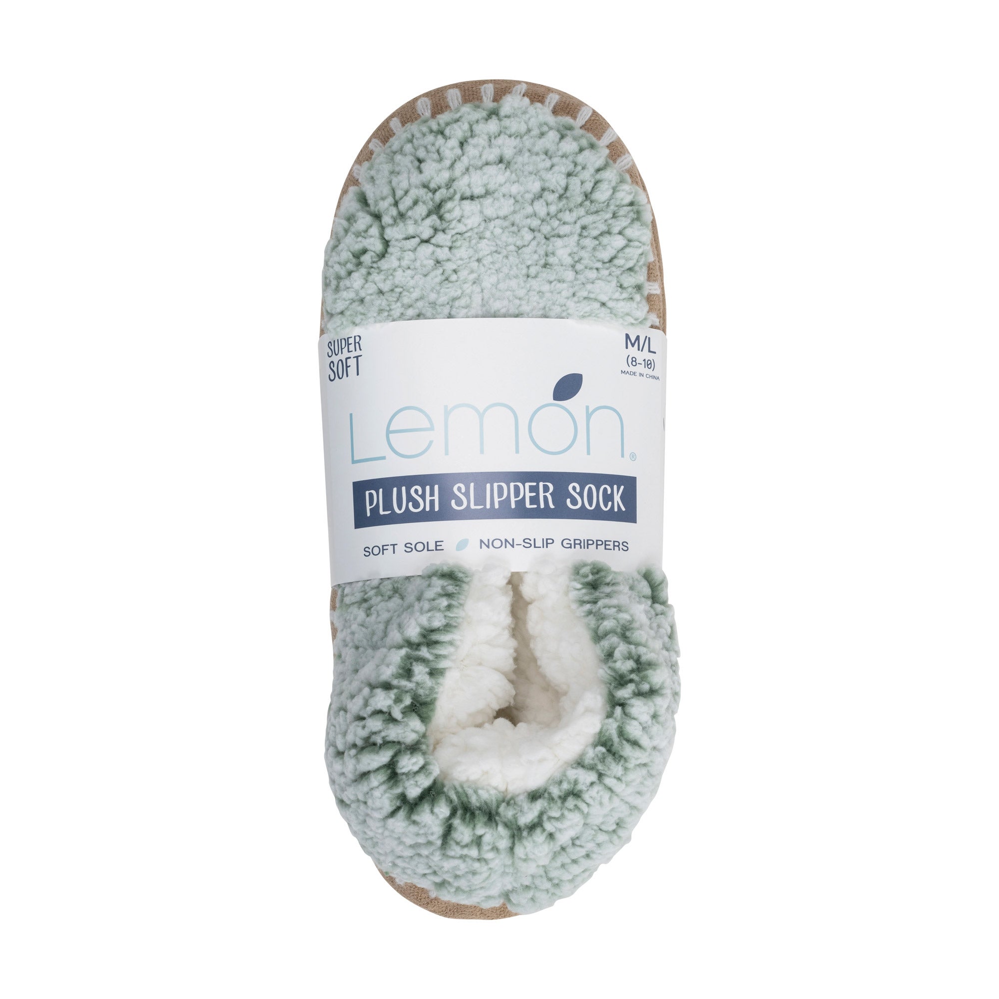 Lemon Ladies' Plush Slipper Sock