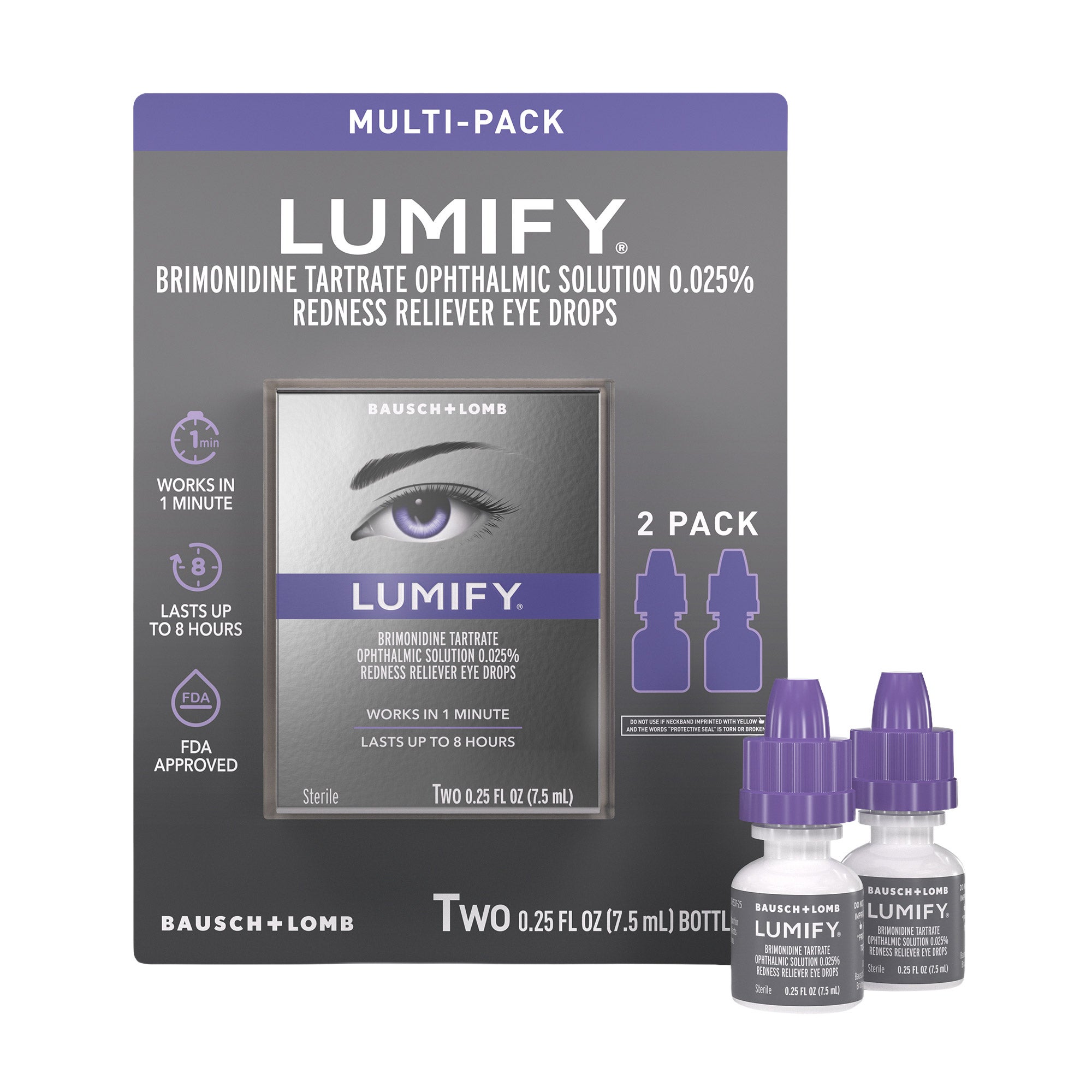Lumify Redness Reliever Eye Drops, 15 ml.