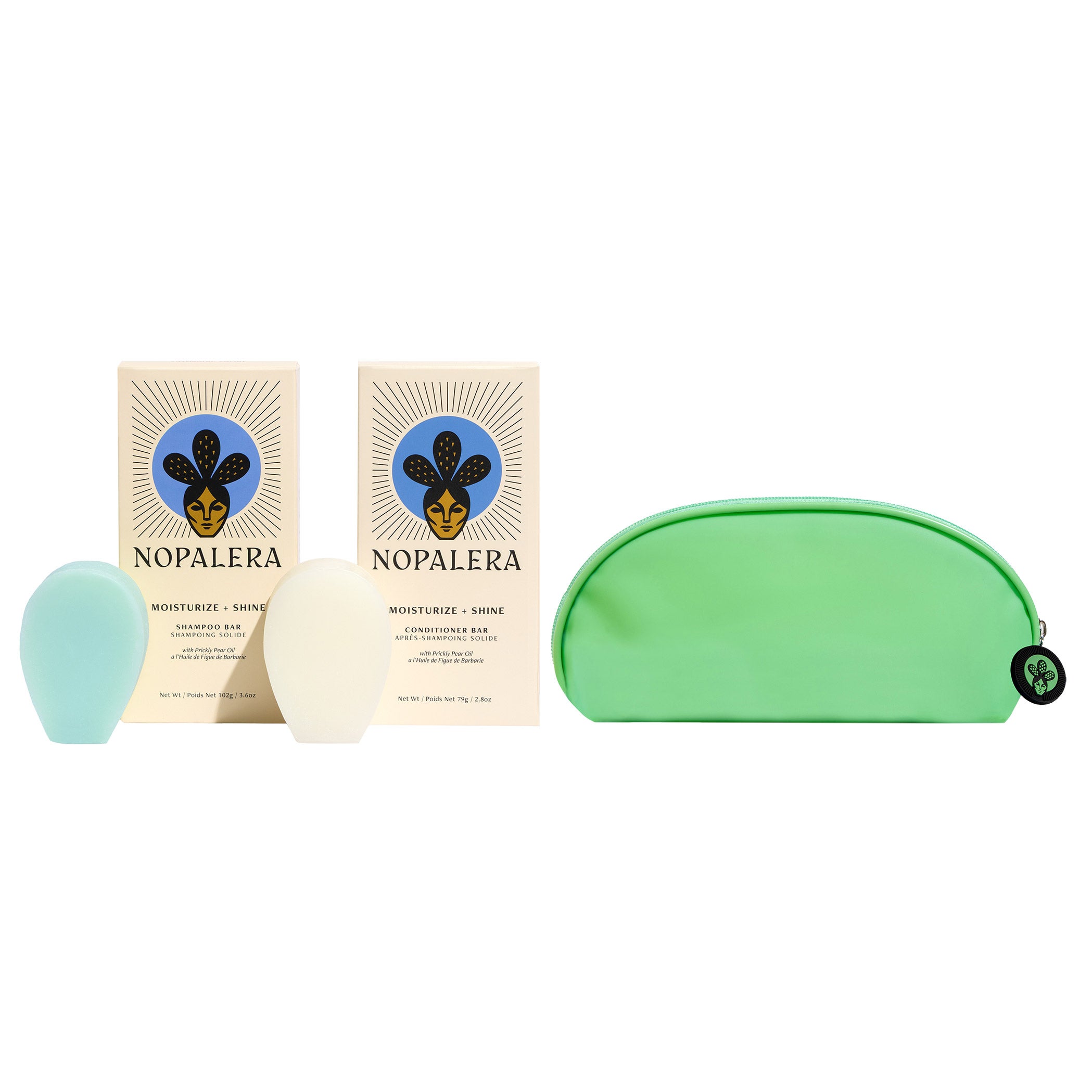 Nopalera Solid Shampoo and Conditioner Starter Set