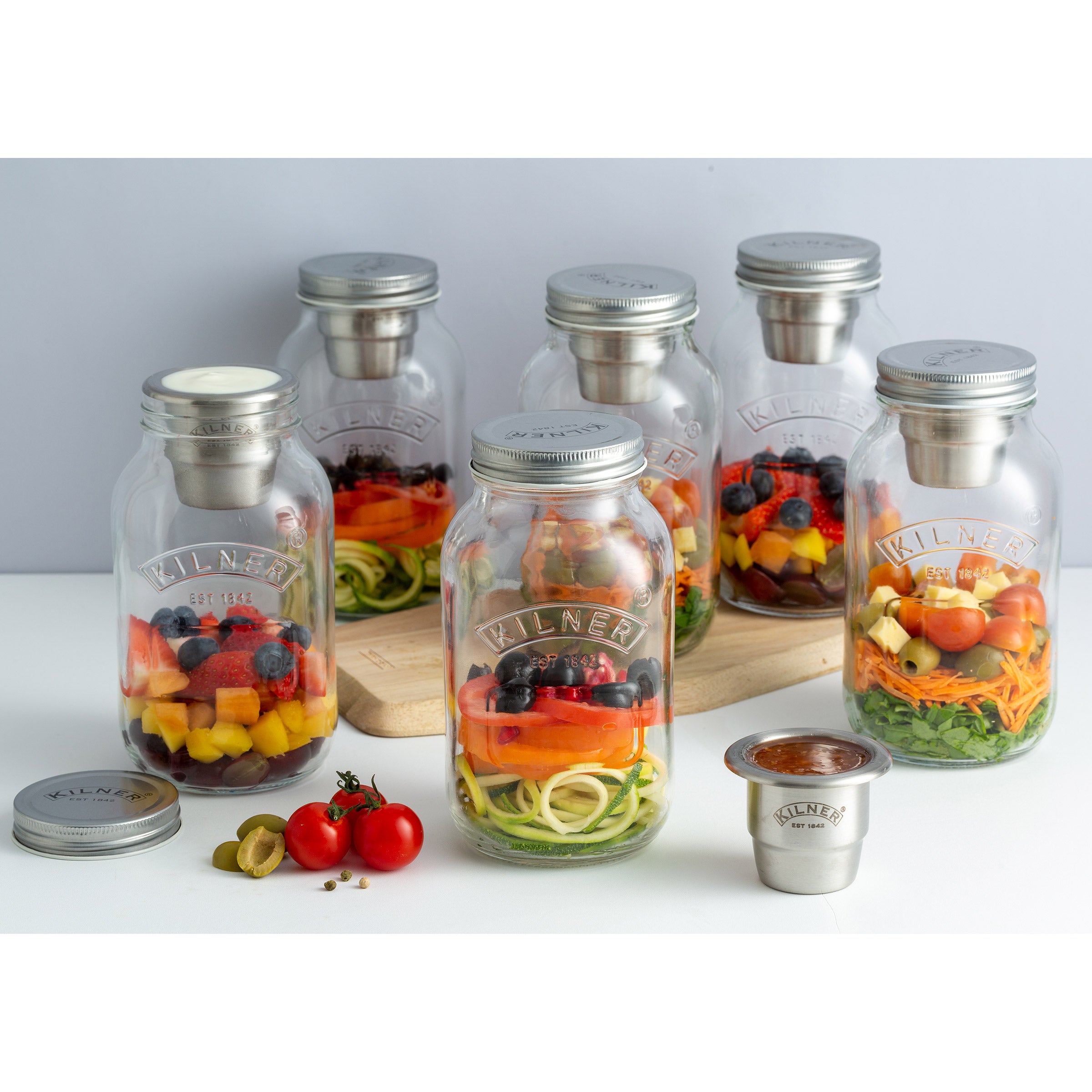 Kilner 6-piece Food On The Go Jar Set