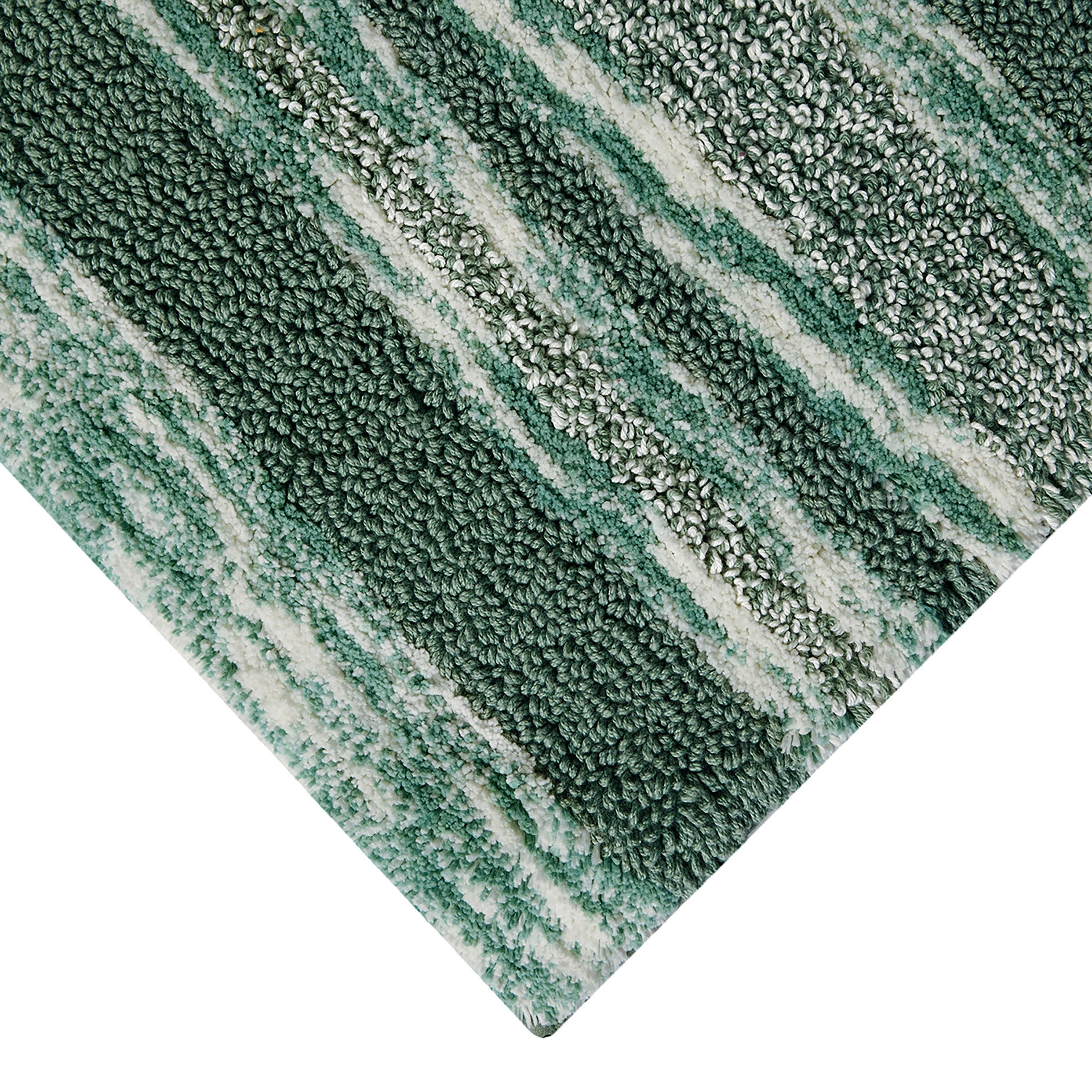 Cotton Stripe Bath Mat