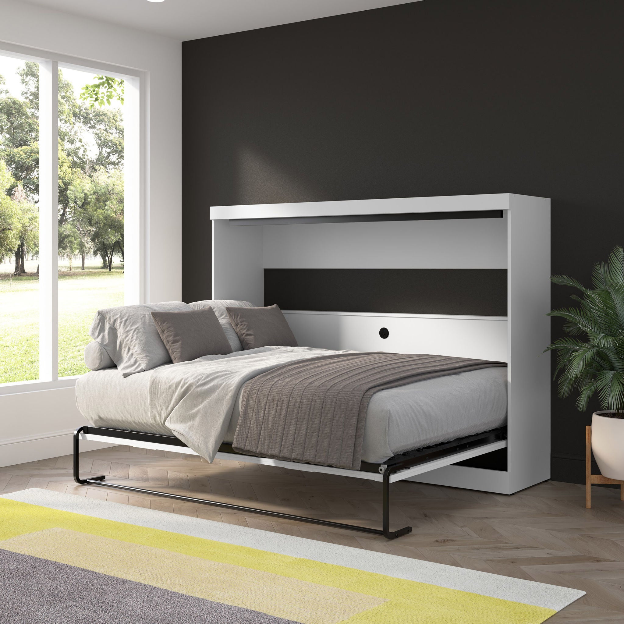 Oasis Horizontal Murphy Bed, Queen Size