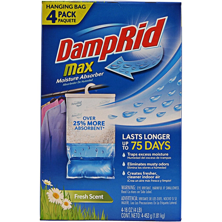 DampRid Max Moisture Absorber, 16 oz 4-count