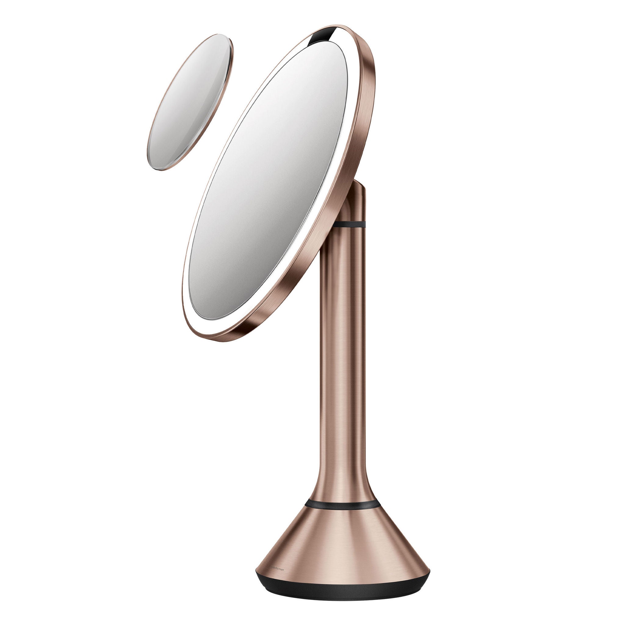 simplehuman 8” Round LED Sensor Mirror with 5x and 10x Magnification