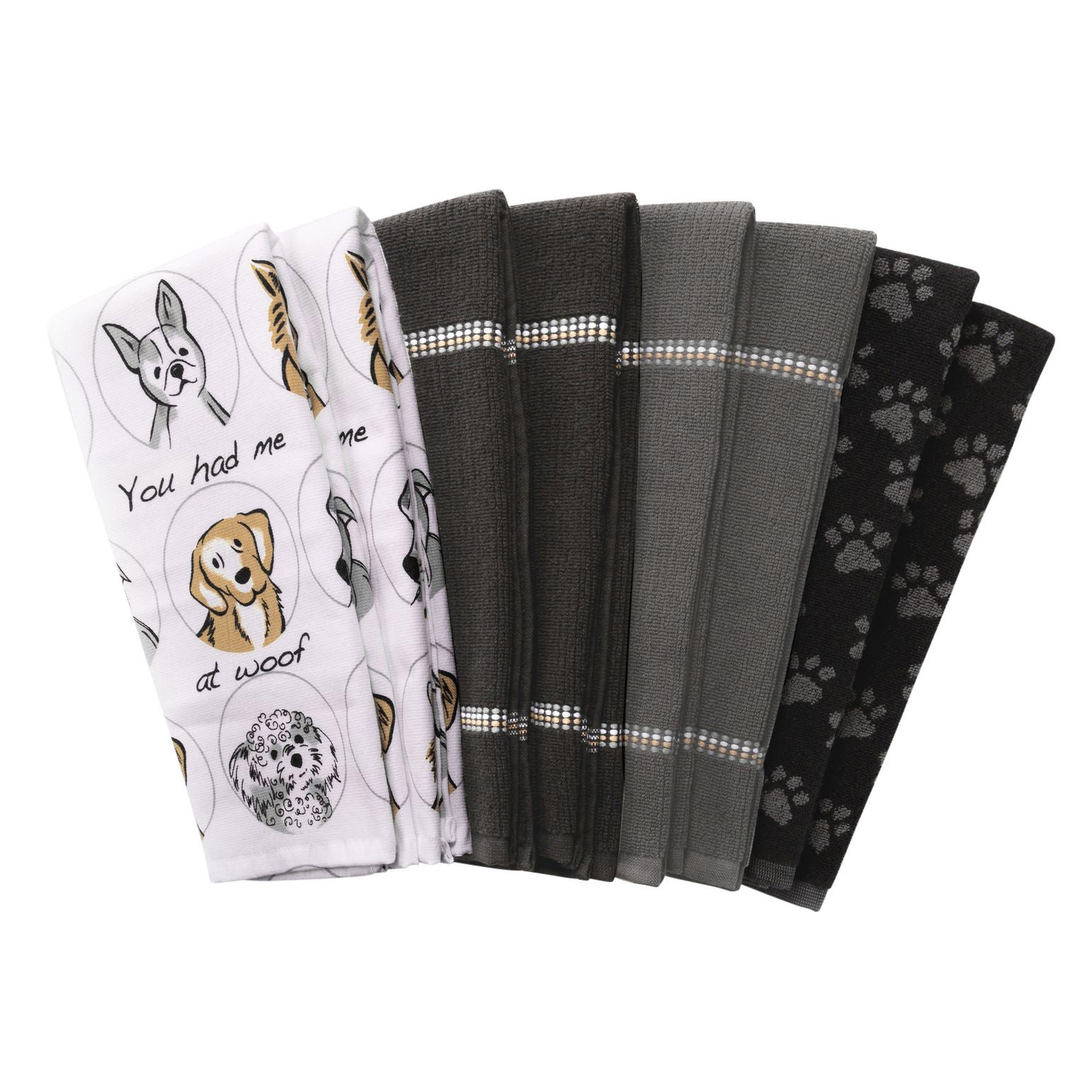 Town And Country Culinary Classic Kitchen Towel Set, 8-pack