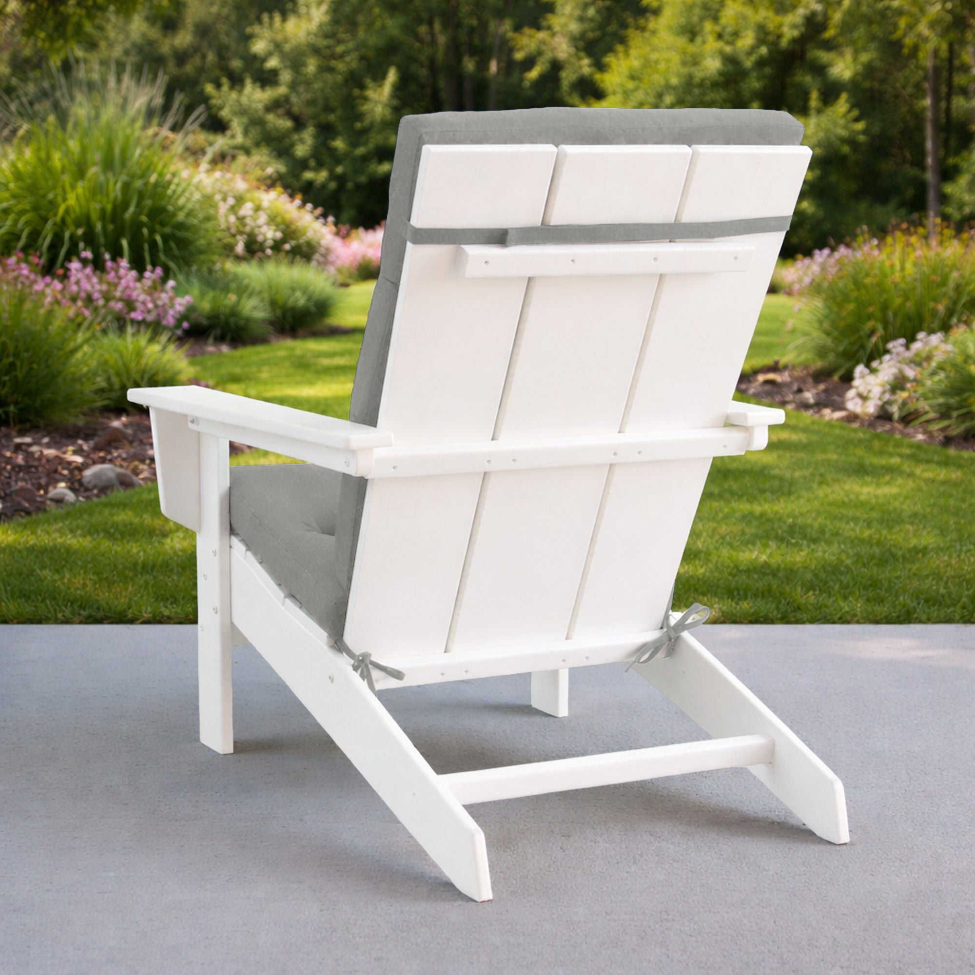 Adirondack Cushion for Long Beach Modern POLYWOOD Chairs, 2-pack