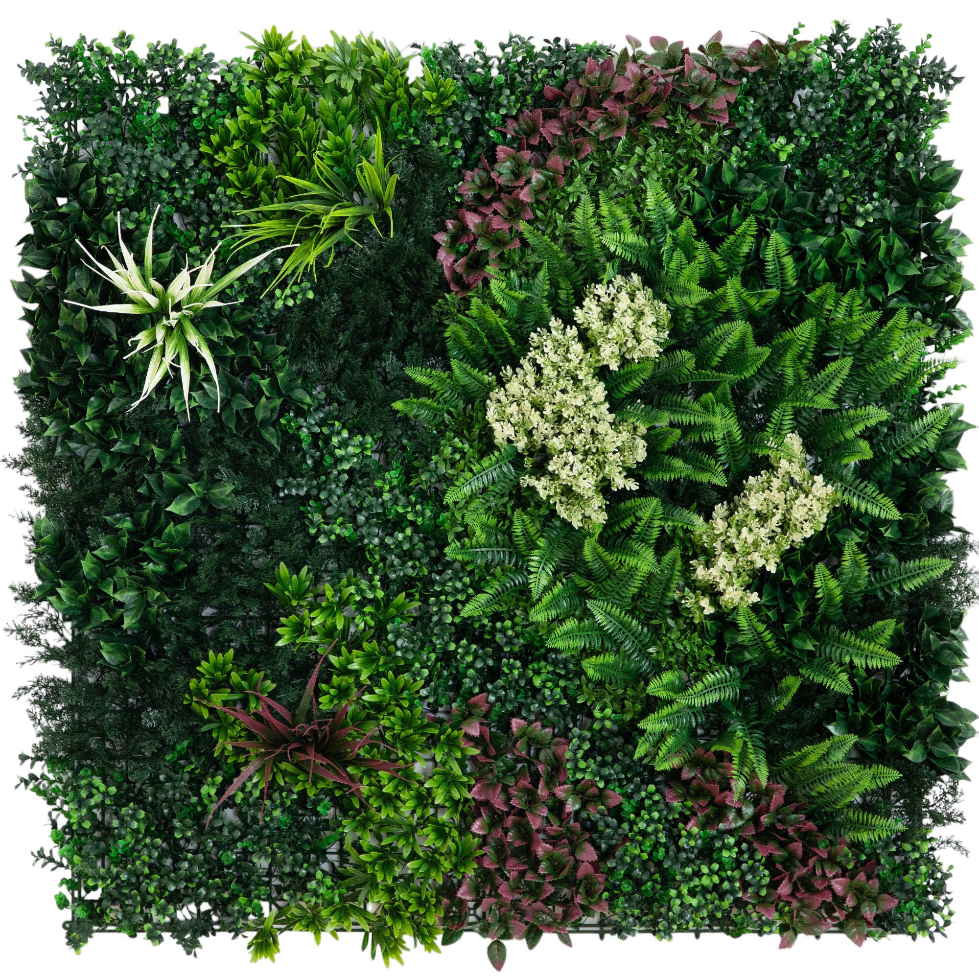 Nearly Natural 40" x 40" Greens & Fern Artificial Living Wall (Indoor/Outdoor)