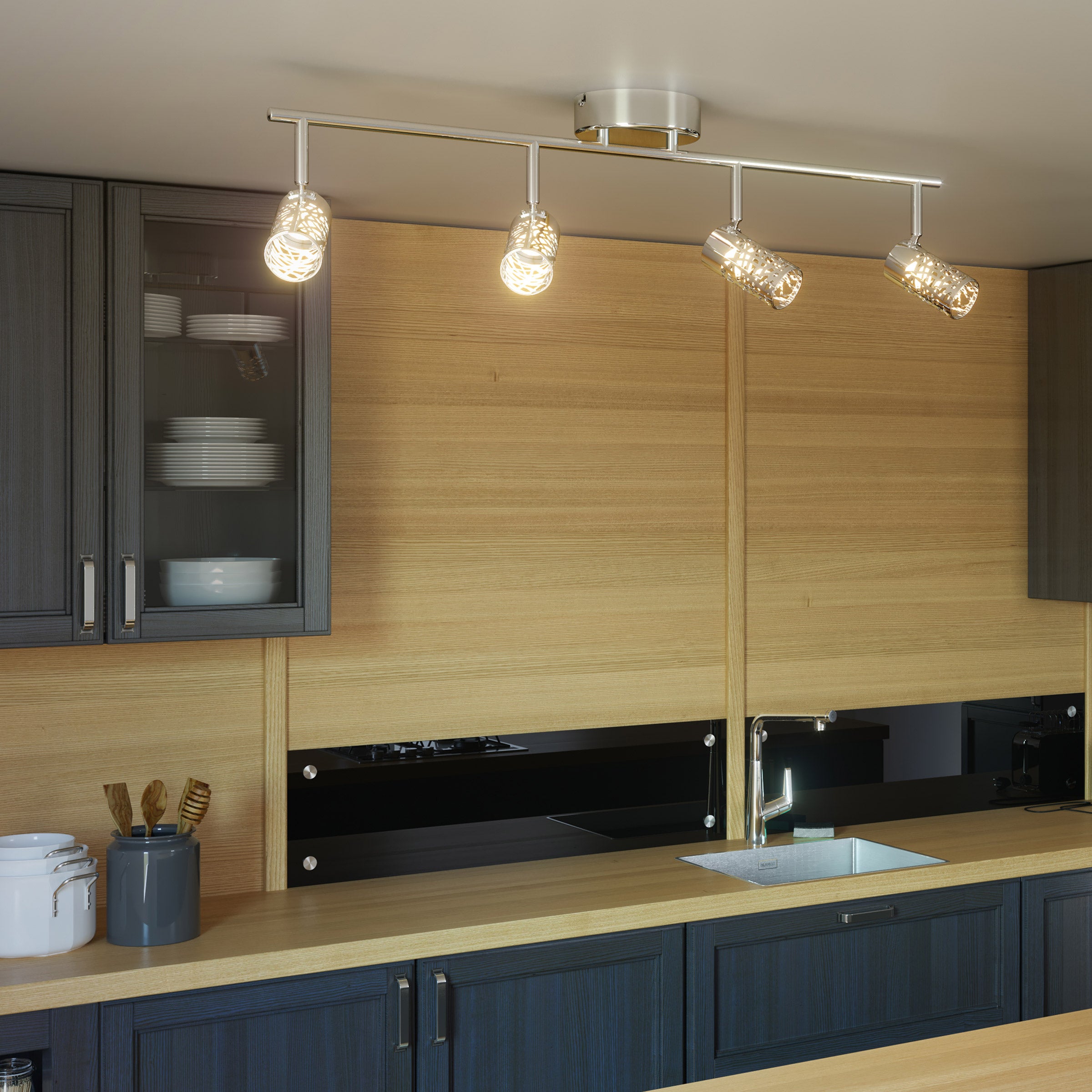 Nest 4-Light Tracklighting By Artika