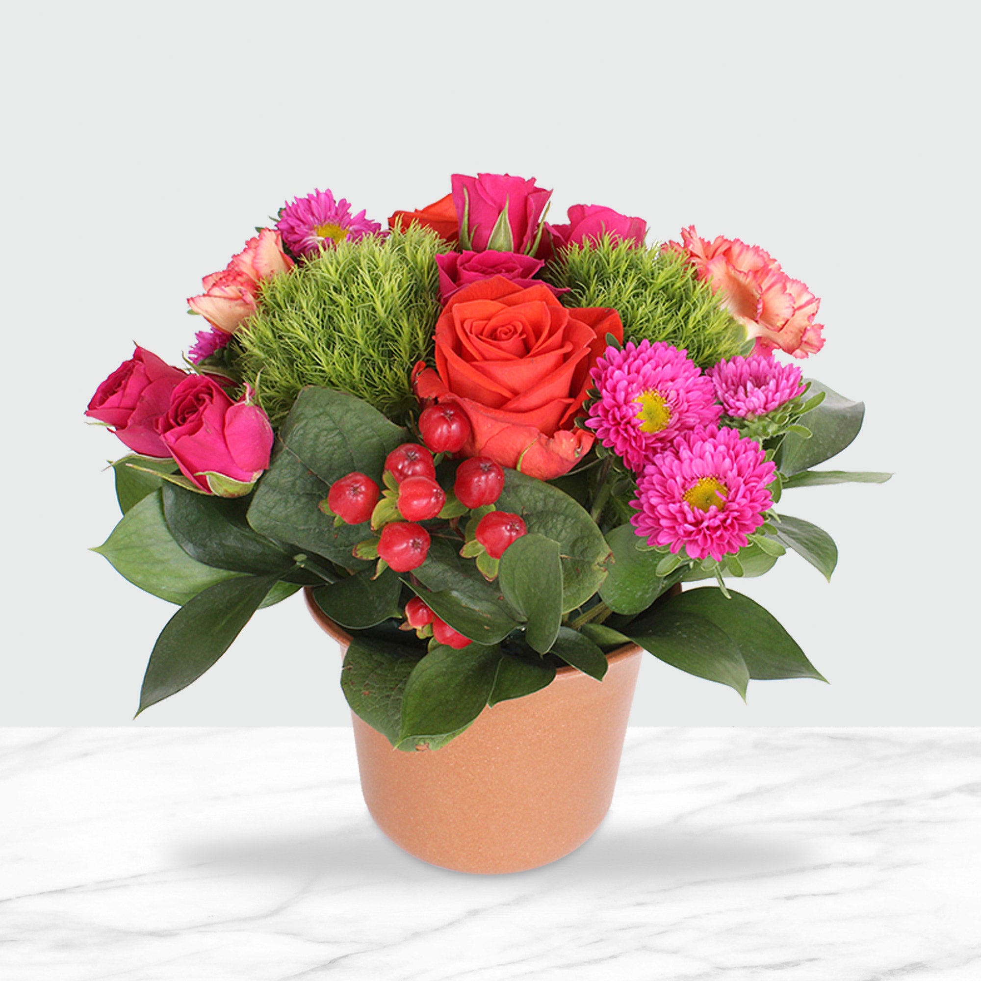 Mini Floral Centerpieces, 9-count