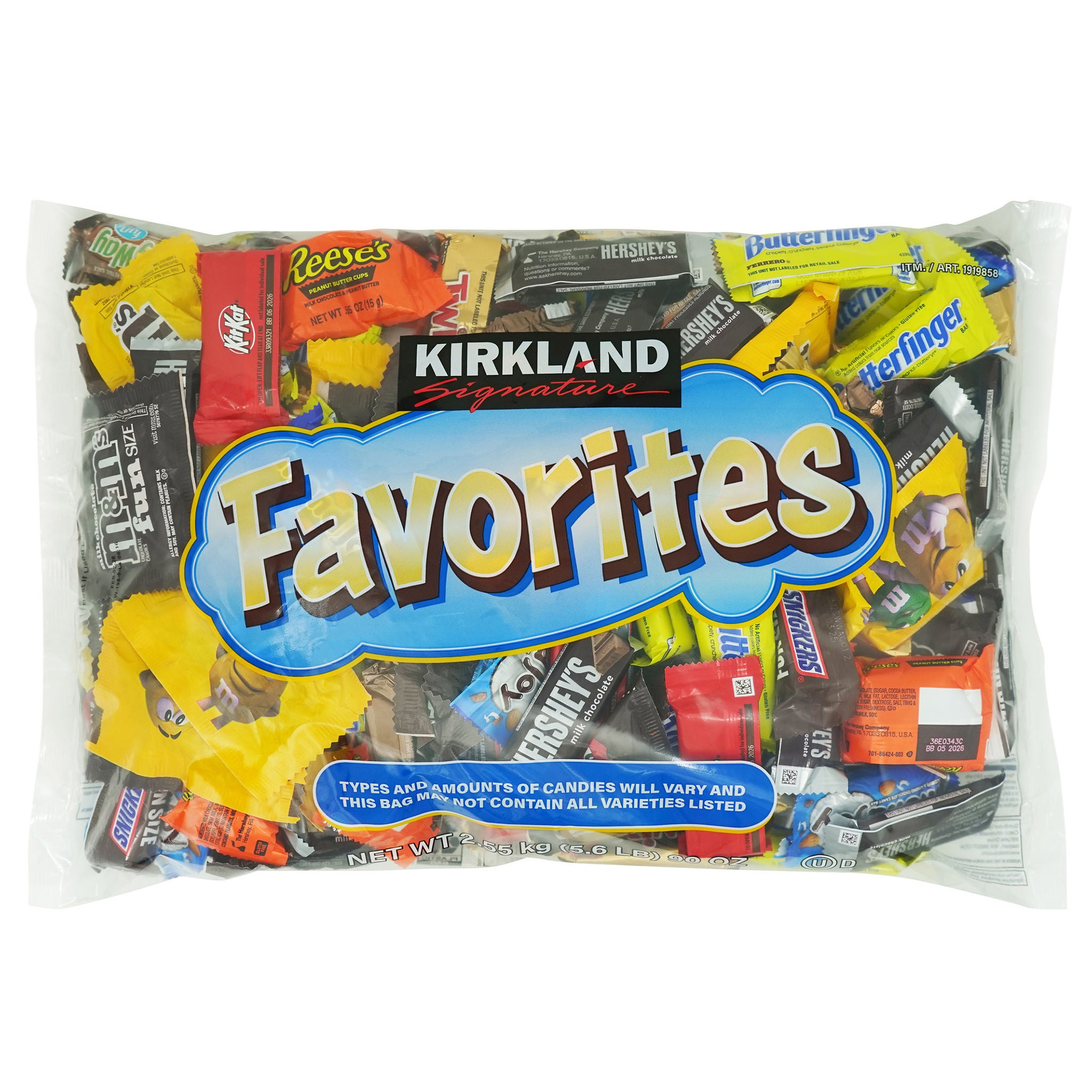 Kirkland Signature Favorites Candy Variety, 5.6 lbs