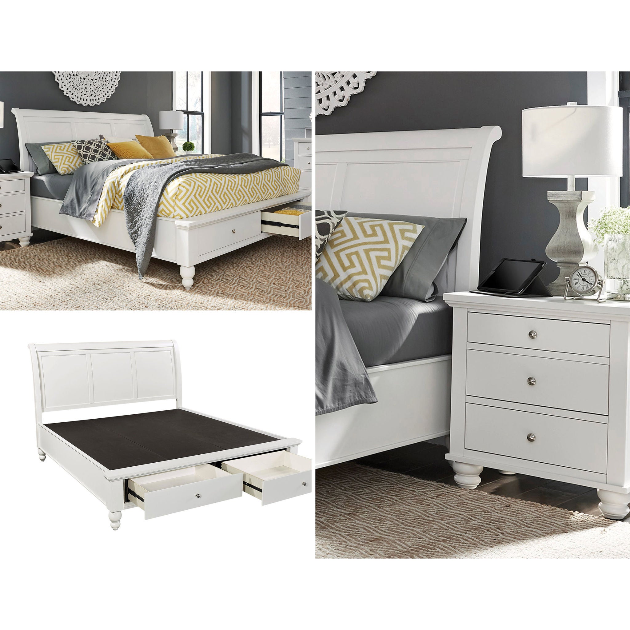 Ashfield Bedroom Collection in White