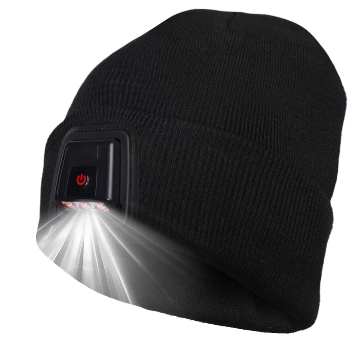 Mobile Warming Heated Beanie with LED Light