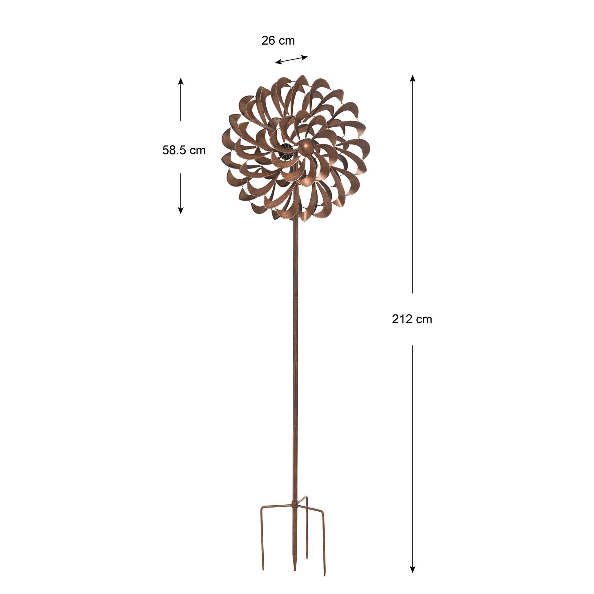 Classic Pinwheel Wind Spinner