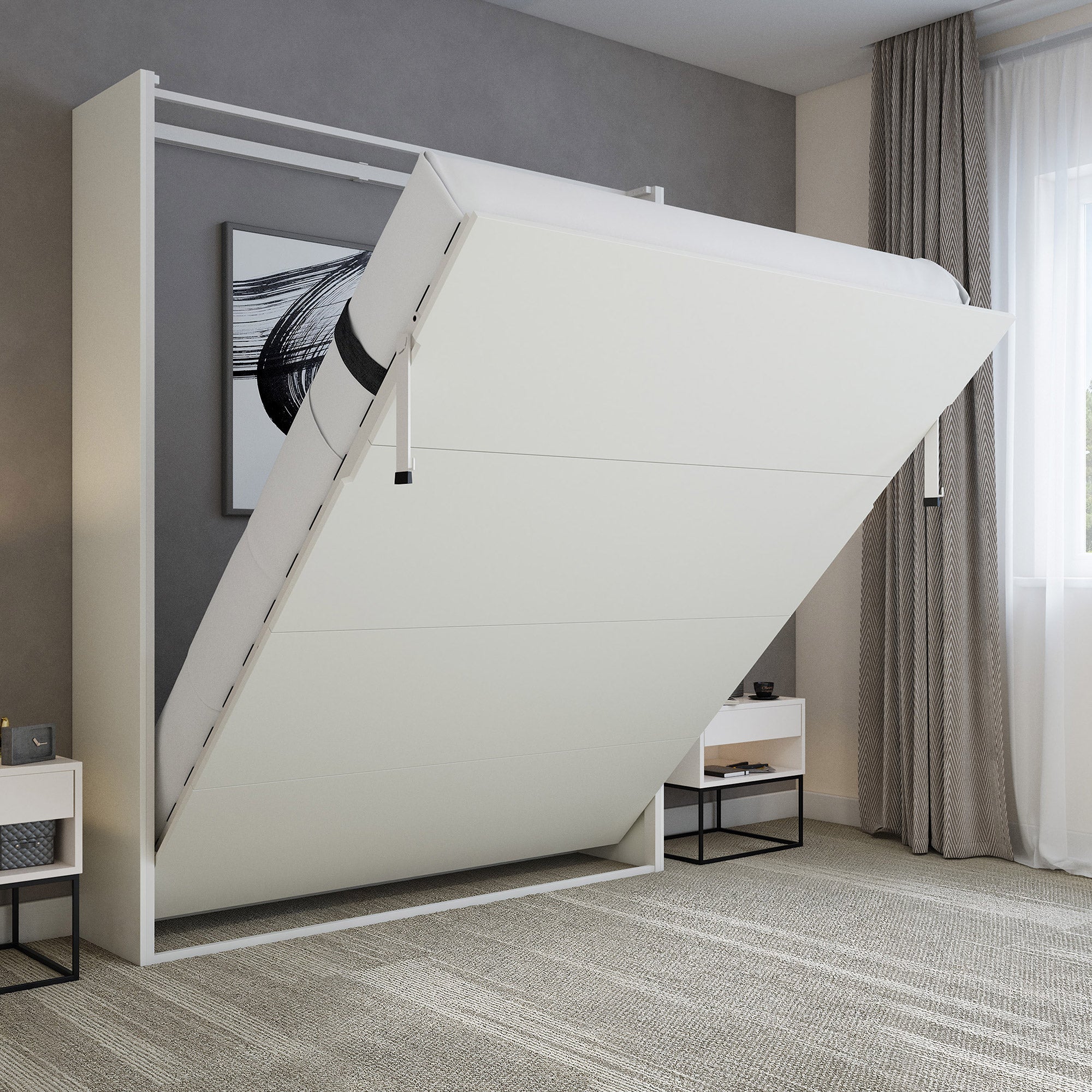 Adelaide Queen Portrait Wall Bed