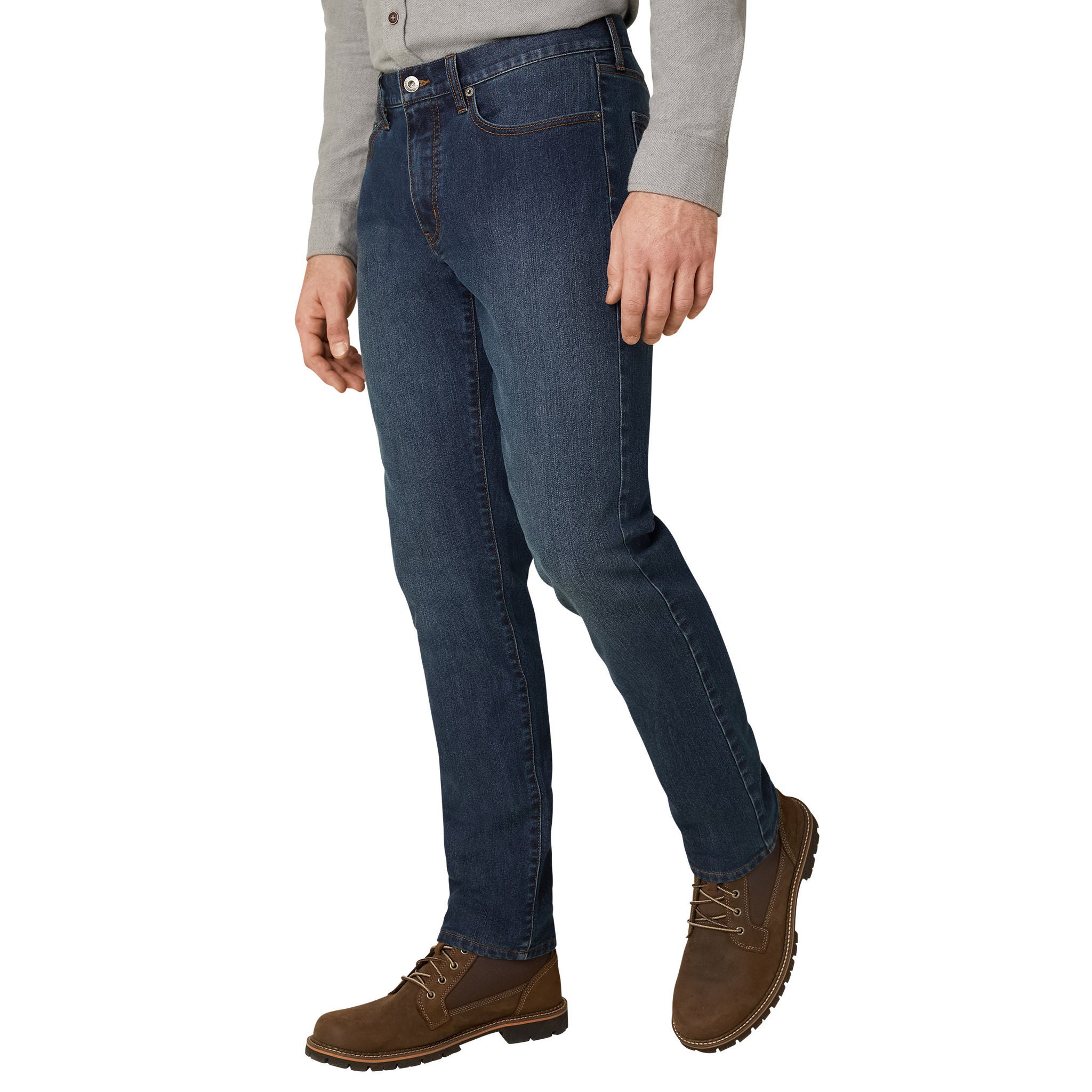 Eddie Bauer Men's Flannel Lined Denim