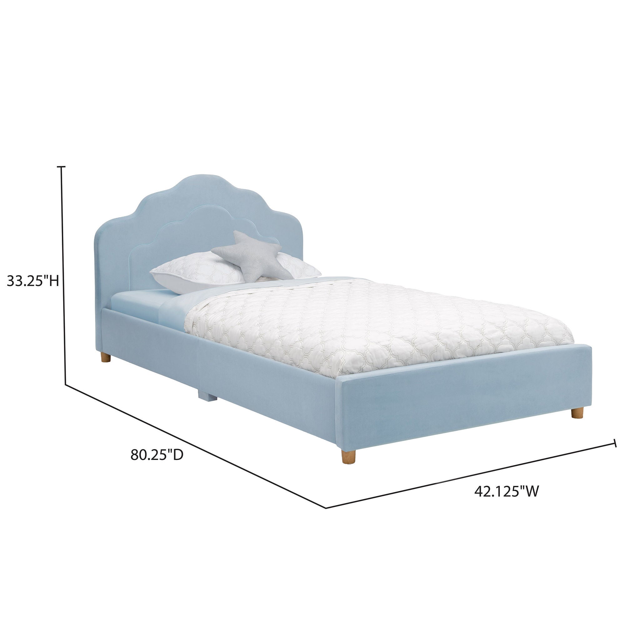 Casey Twin Upholstered Bed