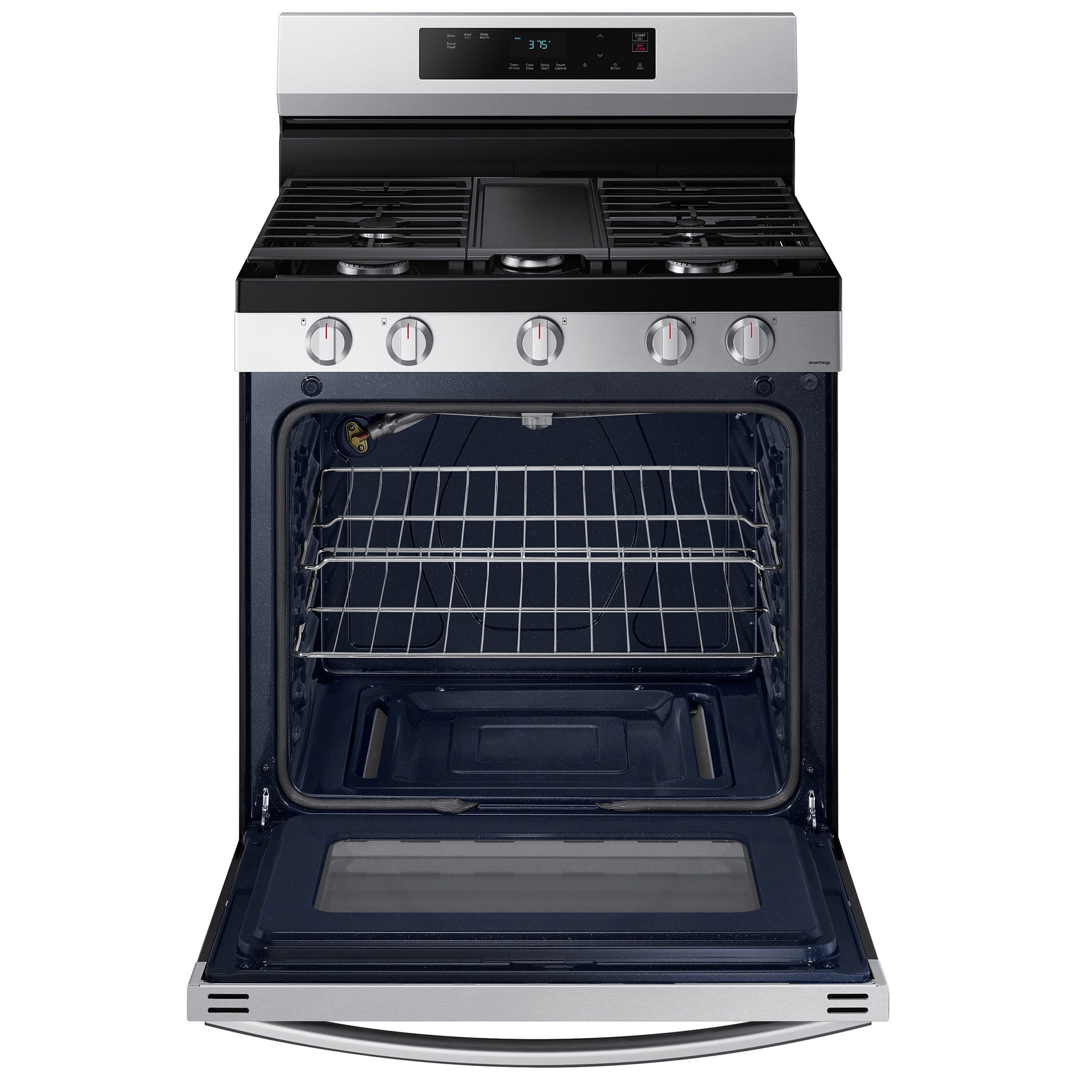 Samsung 6.0 cu. ft. Smart Freestanding Gas Range with Integrated Griddle