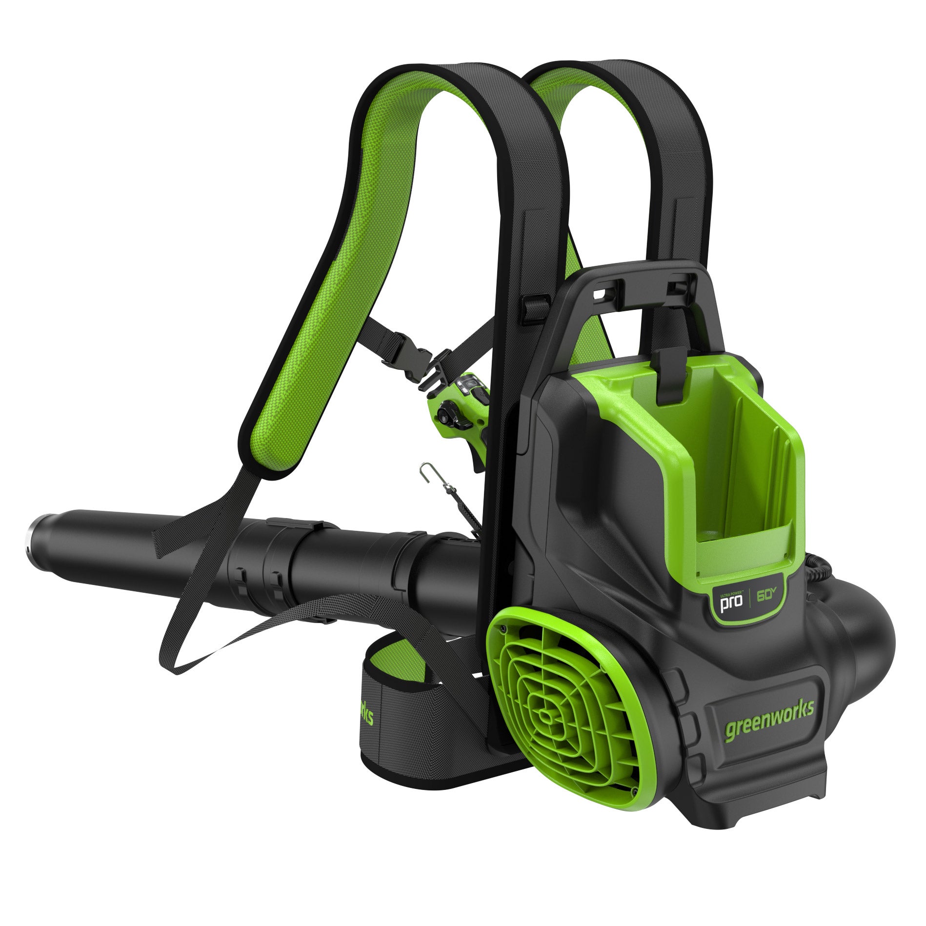 Greenworks 80V 800CFM Backpack Blower Only and Leaf Tarp
