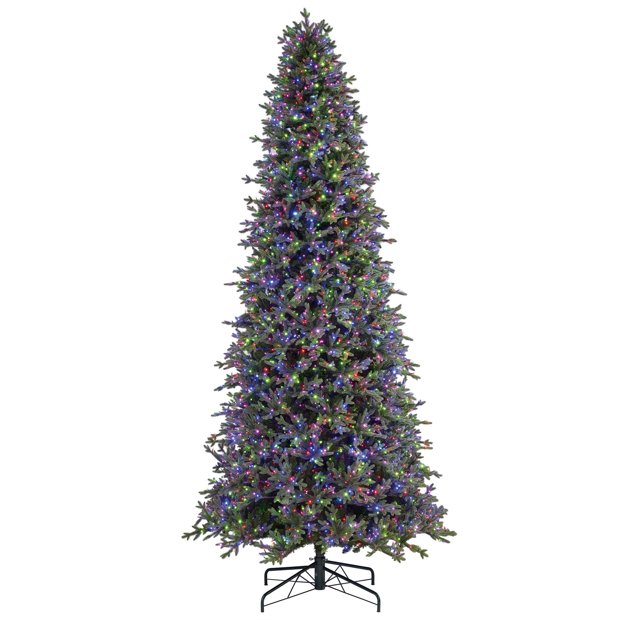 12' Pre-Lit Radiant Micro LED with Twinkle Artificial Christmas Tree