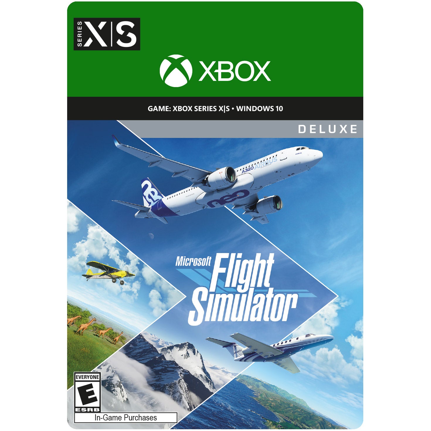 Flight Simulator Deluxe Edition- Microsoft Video Game (Digital Download)