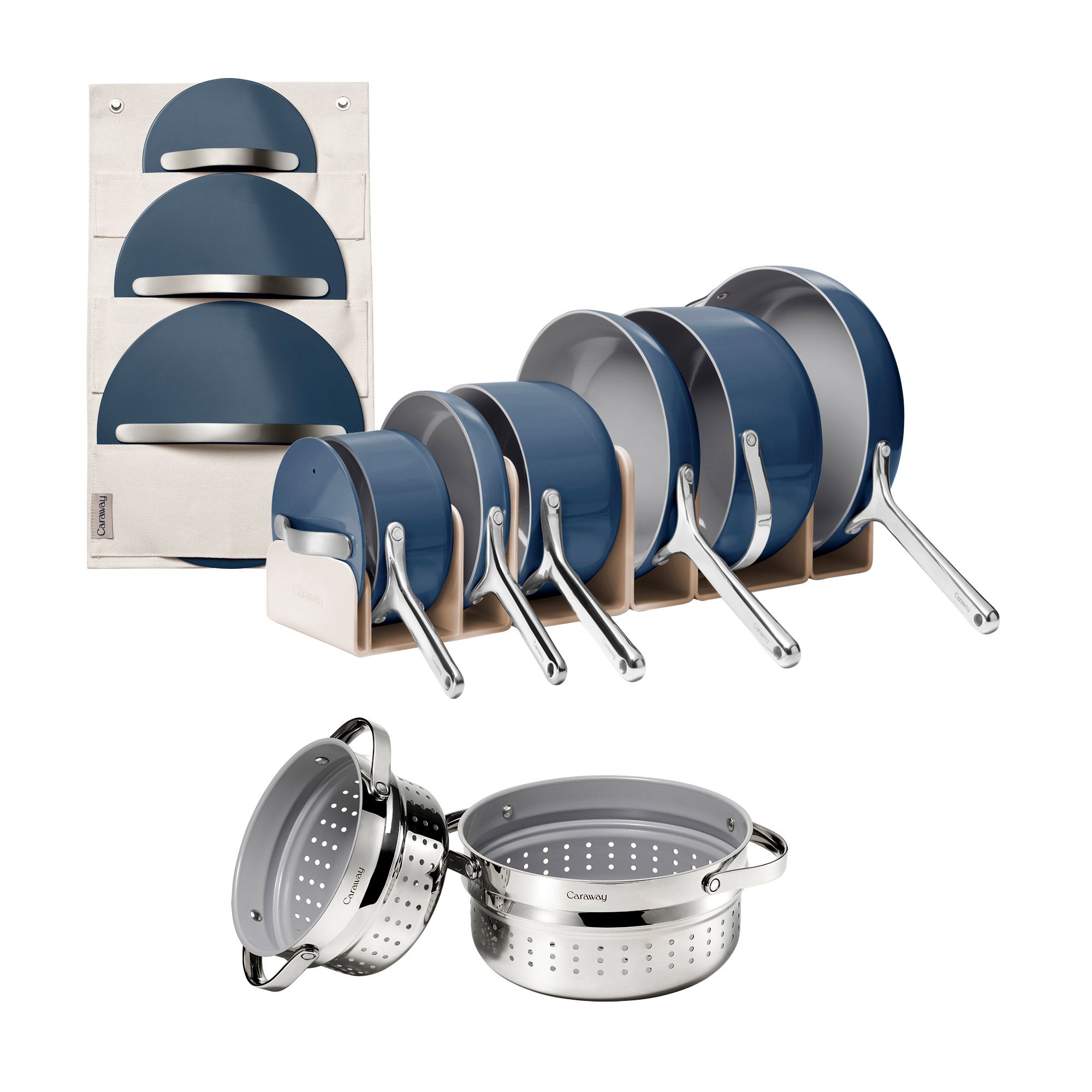 Caraway 18-piece Ceramic Cookware Set