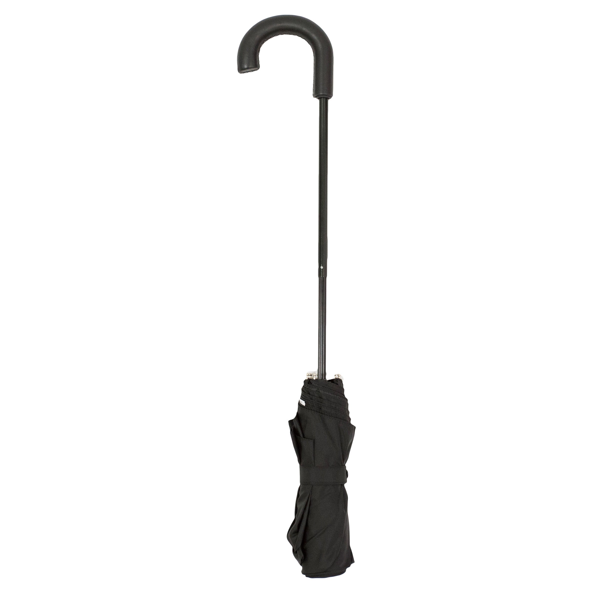 Burberry Kingdom Print Folding Umbrella, Black