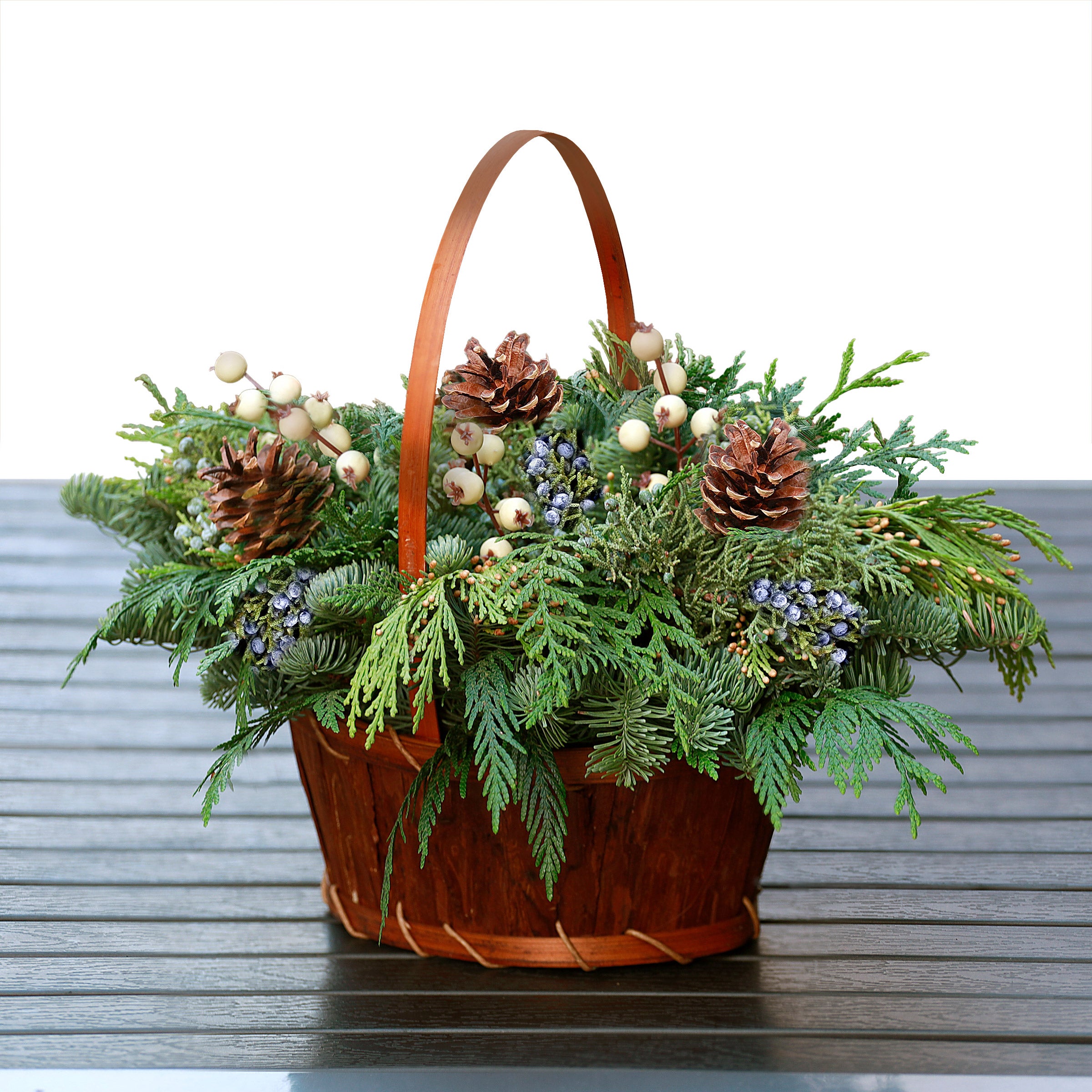 Bark Basket Centerpiece