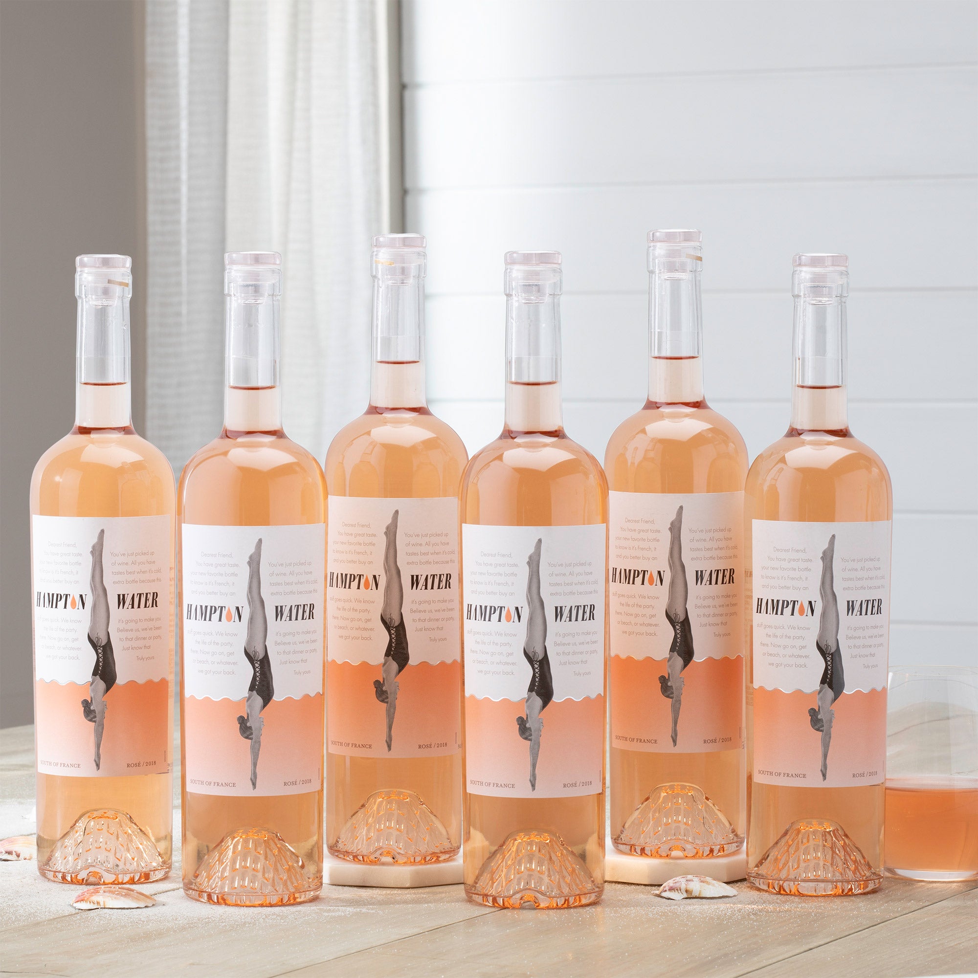 Hampton Water 2018 Cote des Roses Rose 750 ml 6-count CA ONLY
