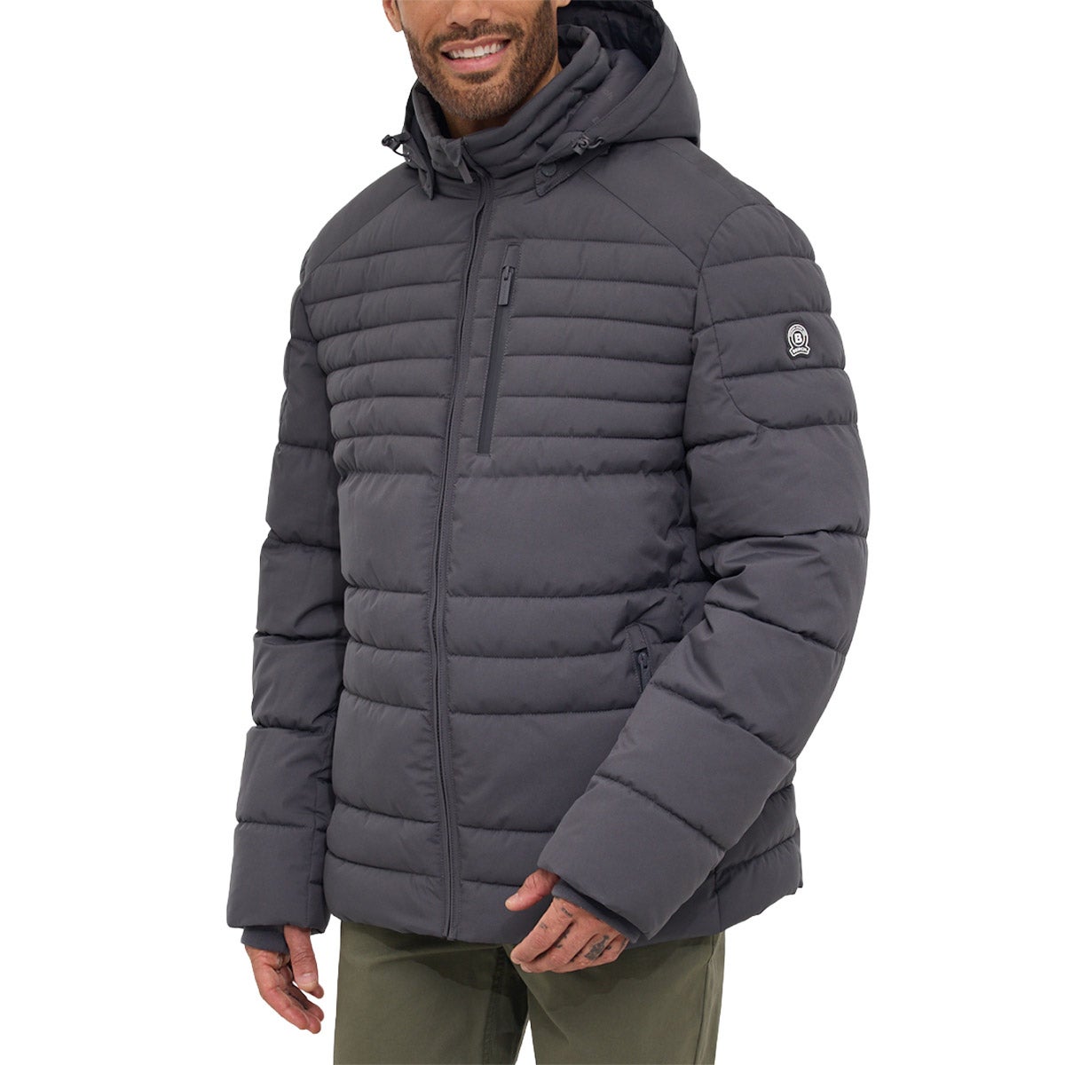 Bench. Men's Long Parka Jacket