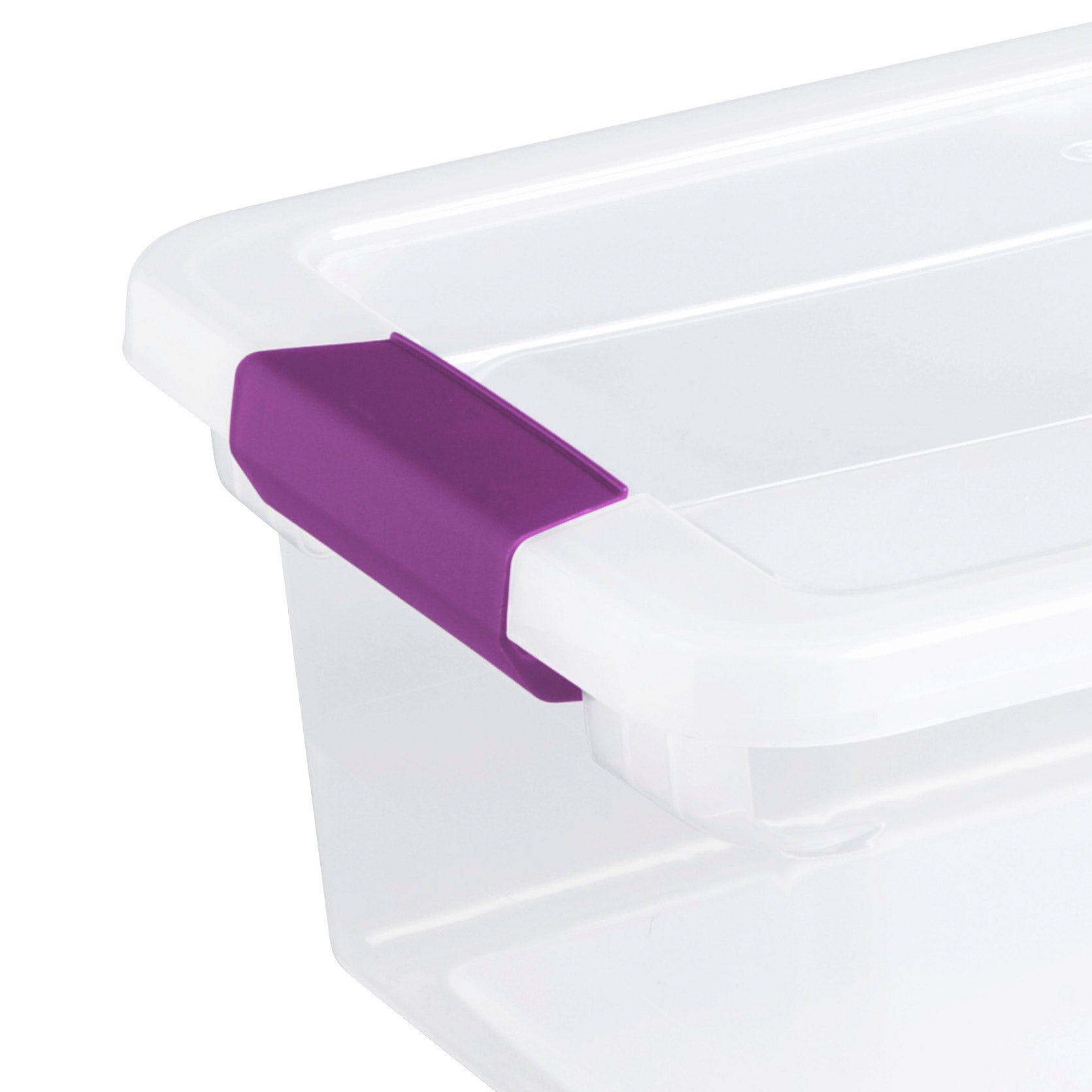 Sterilite 15 Quart ClearView Latch Box, 12-pack