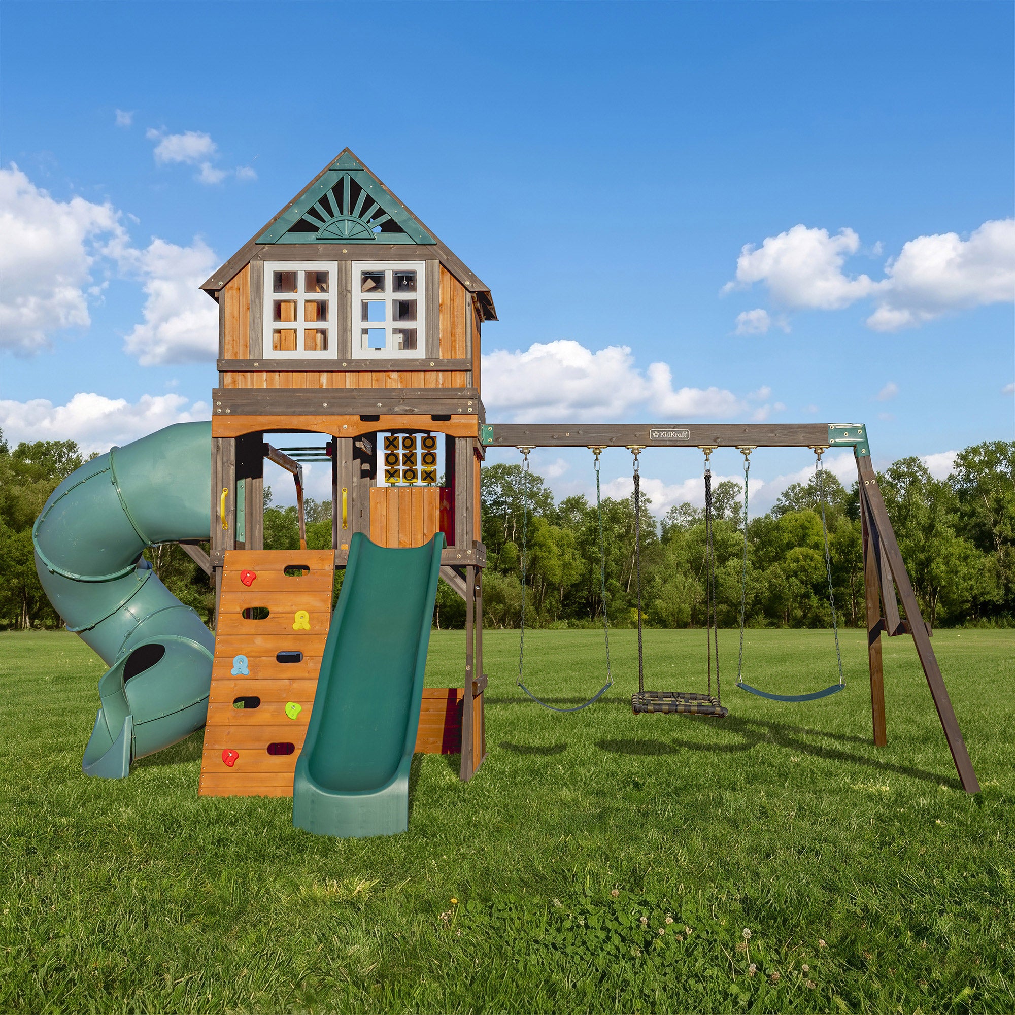 KidKraft Flagstaff Fort Swing Set – Do-it-Yourself