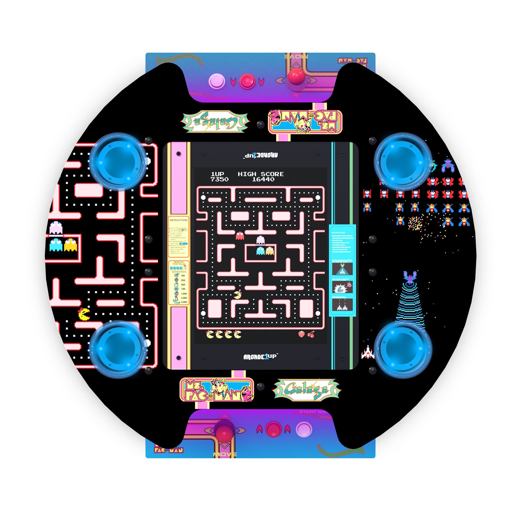Ms. Pac-man / Galaga Pub Table