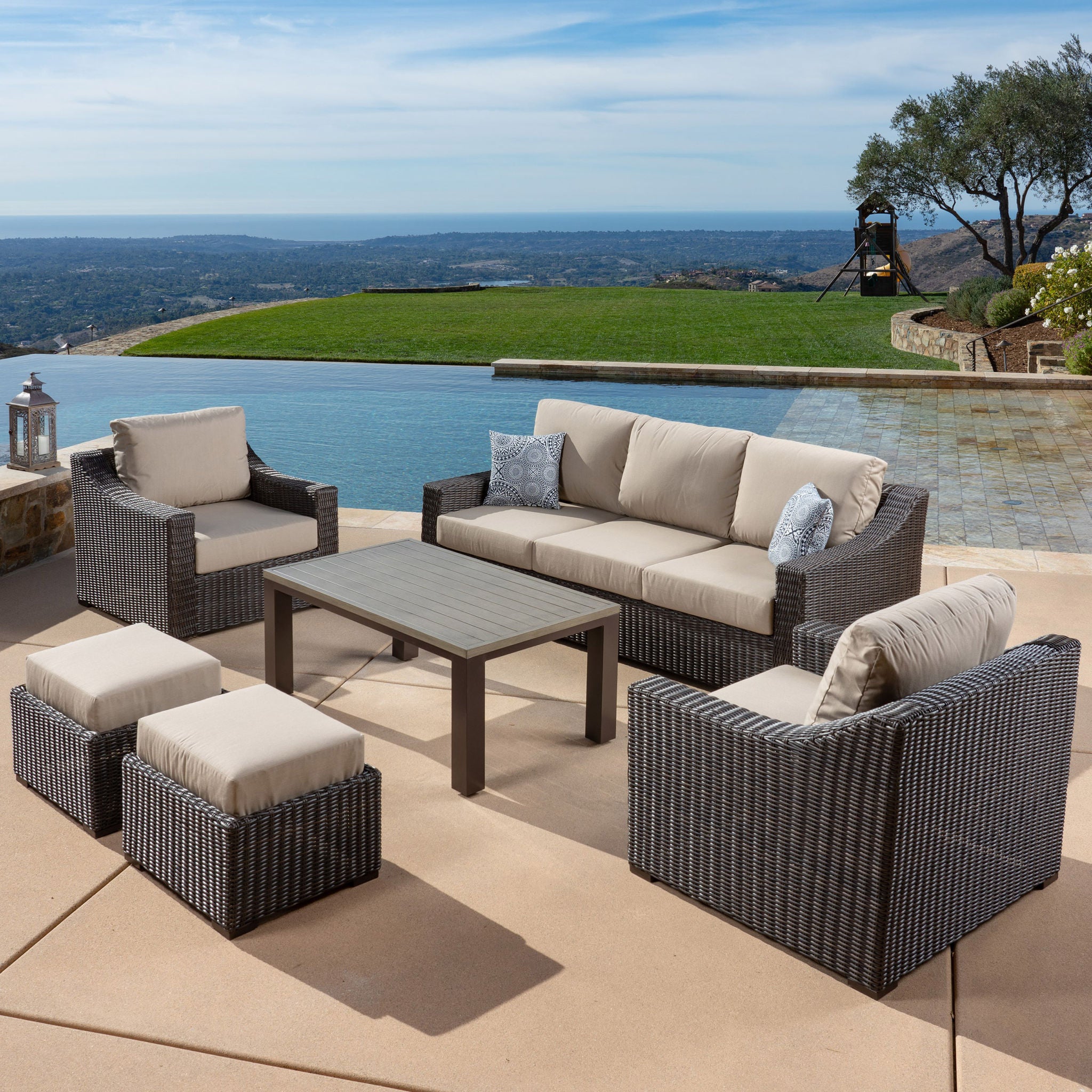 Grand Leisure Brandemore 6-piece Outdoor Patio Seating Set