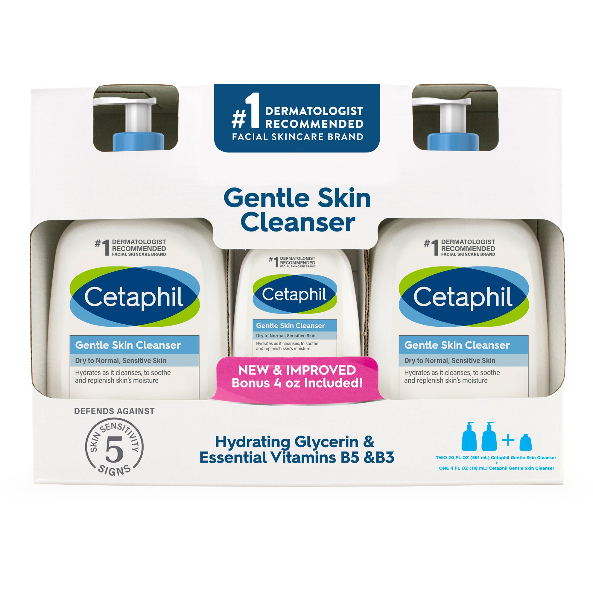 Cetaphil Gentle Skin Cleanser Cetaphil 3-pack