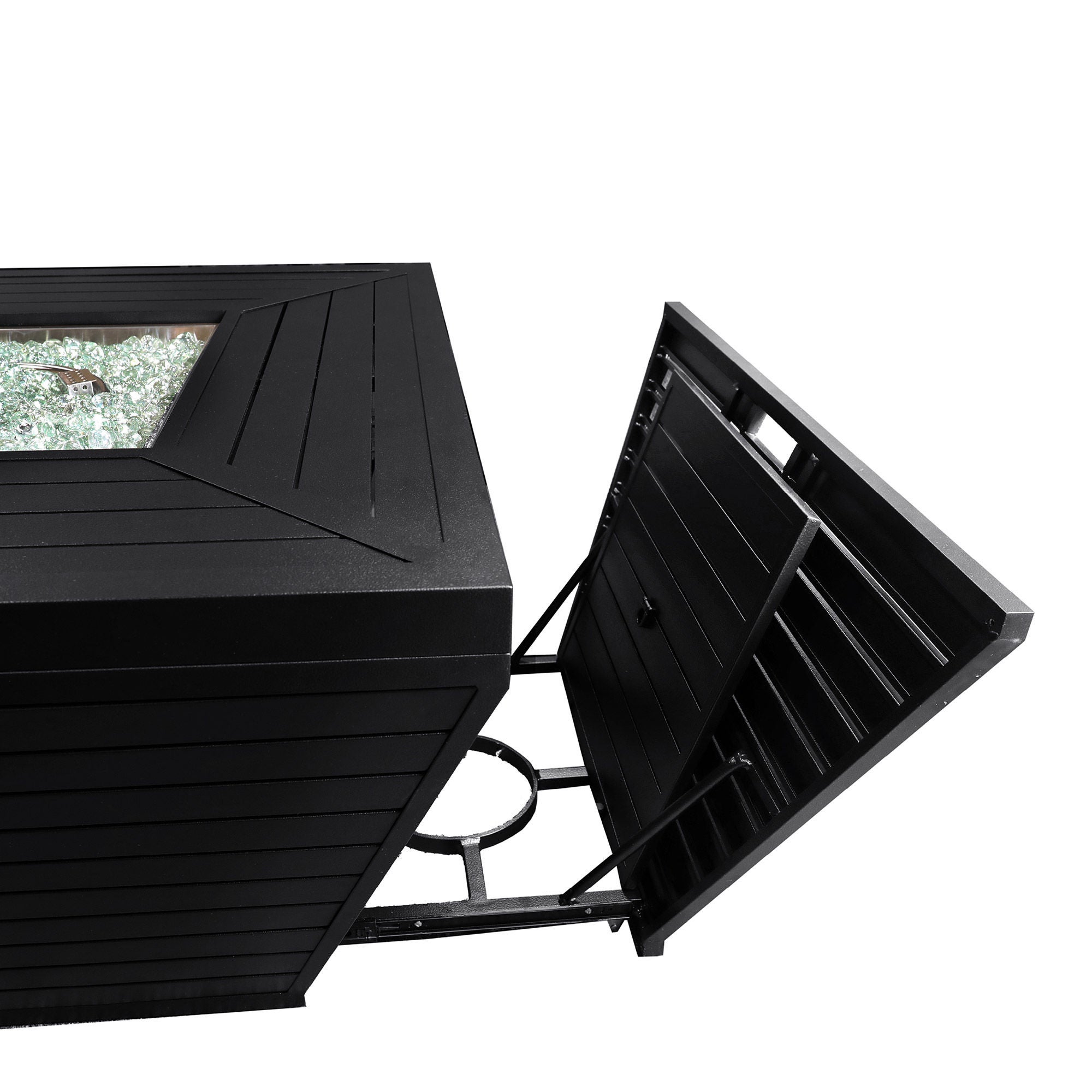 Sunbeam Contemporary Aluminum Fire Table