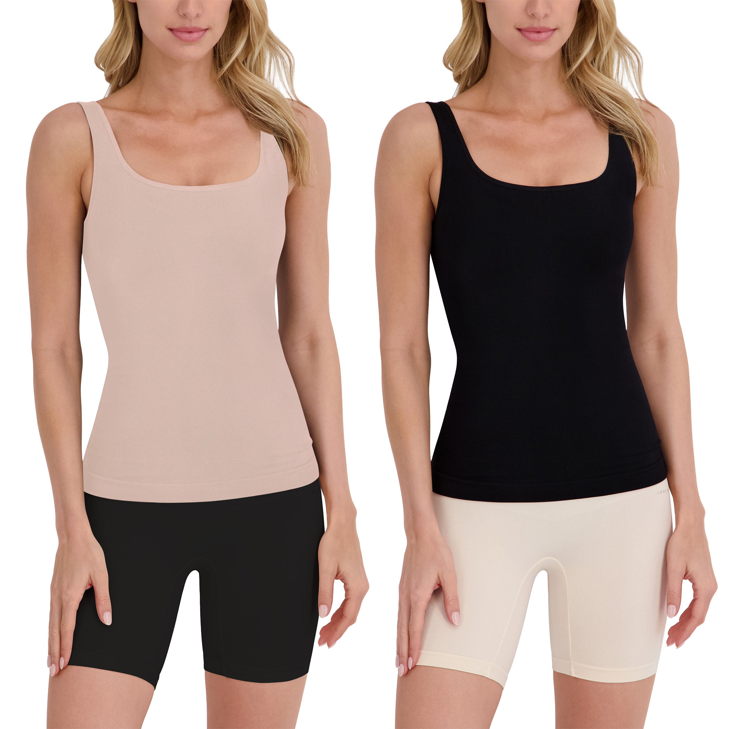 Anne Klein Women's Shaping Tank, 2-pack
