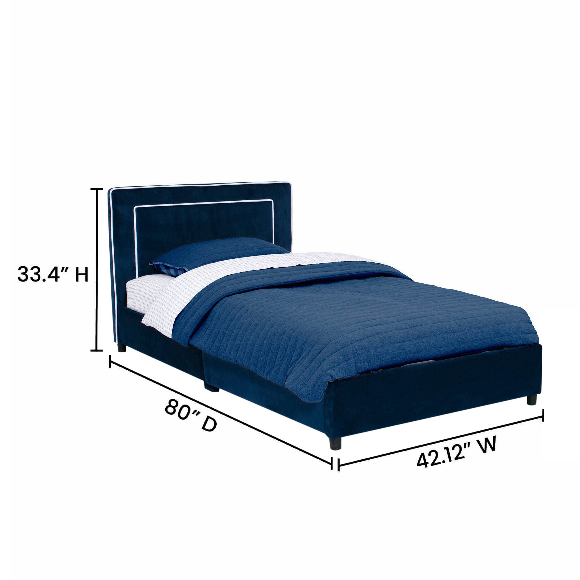 Casey Twin Upholstered Bed