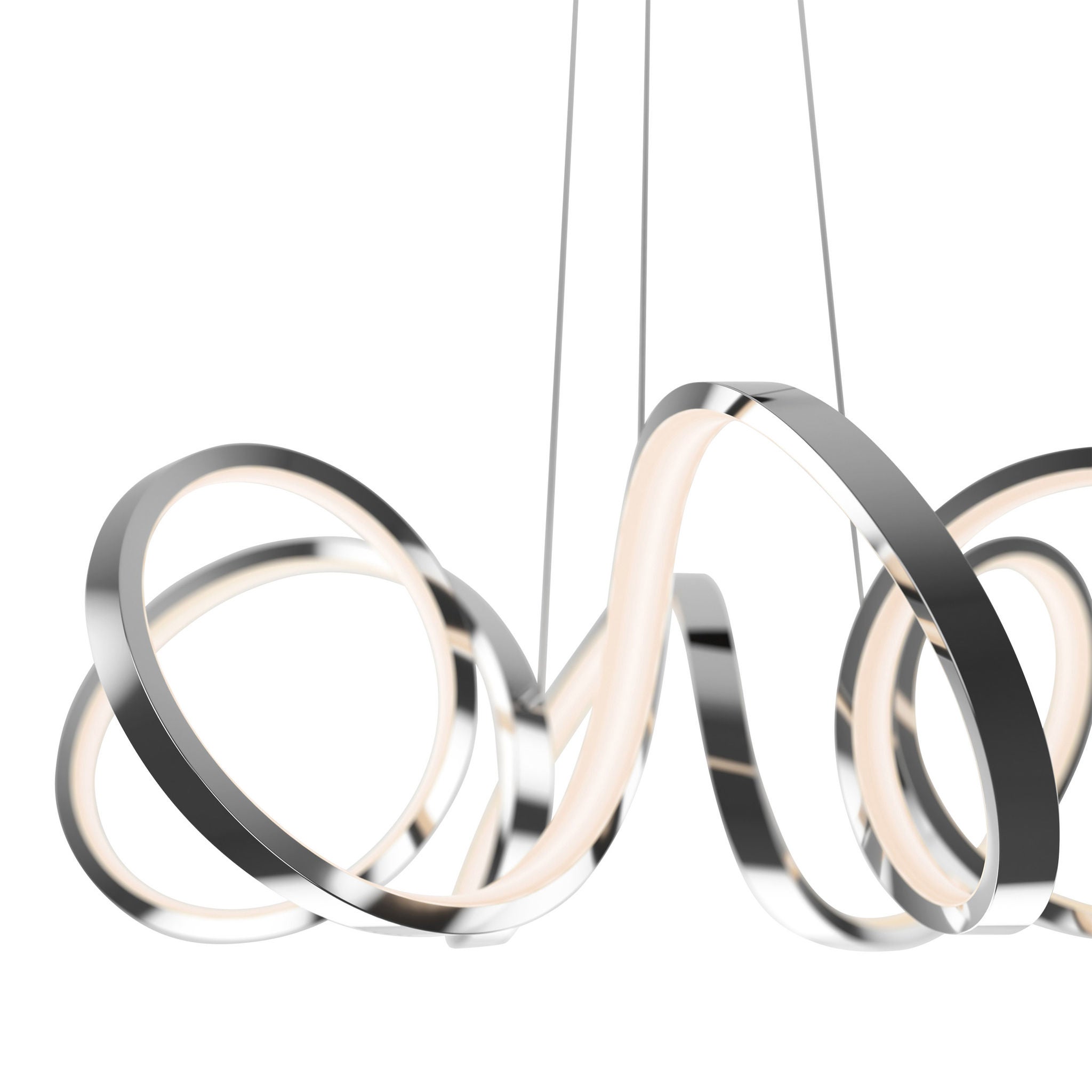 Artika Swirl Ribbon Integrated LED Pendant Light