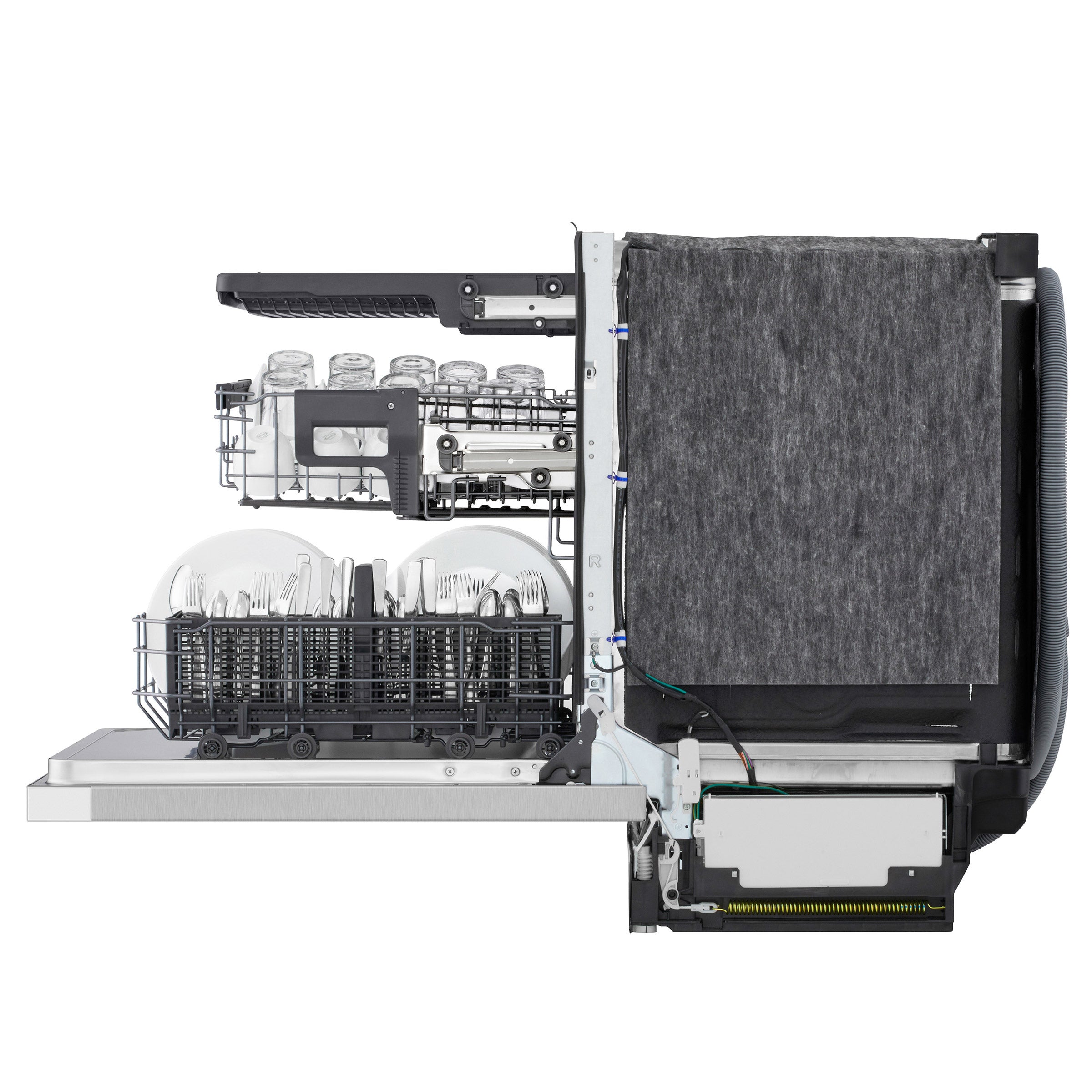 LG FlushFit Top Control Dishwasher with ThinQ Auto Leak Detection, 46 dBA