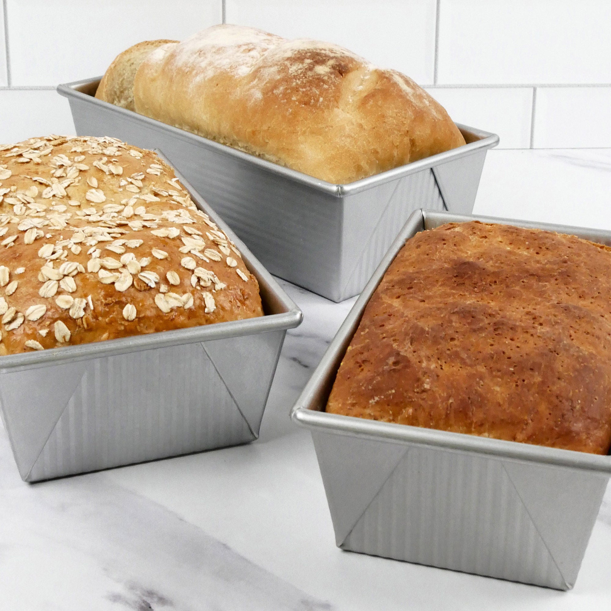 USA Pan Loaf Pan Set, 3-pack