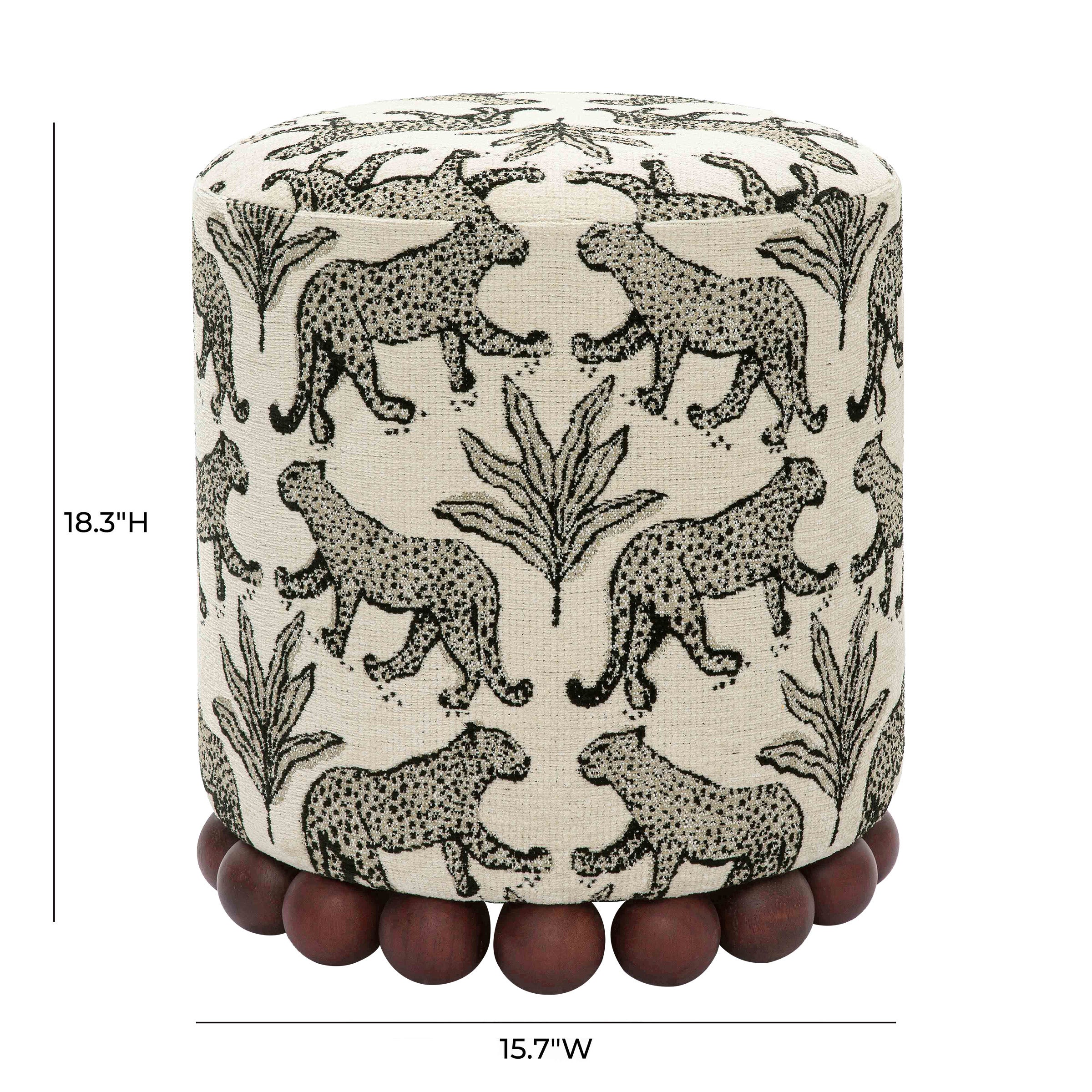 Dex Jacquard Fabric Ottoman