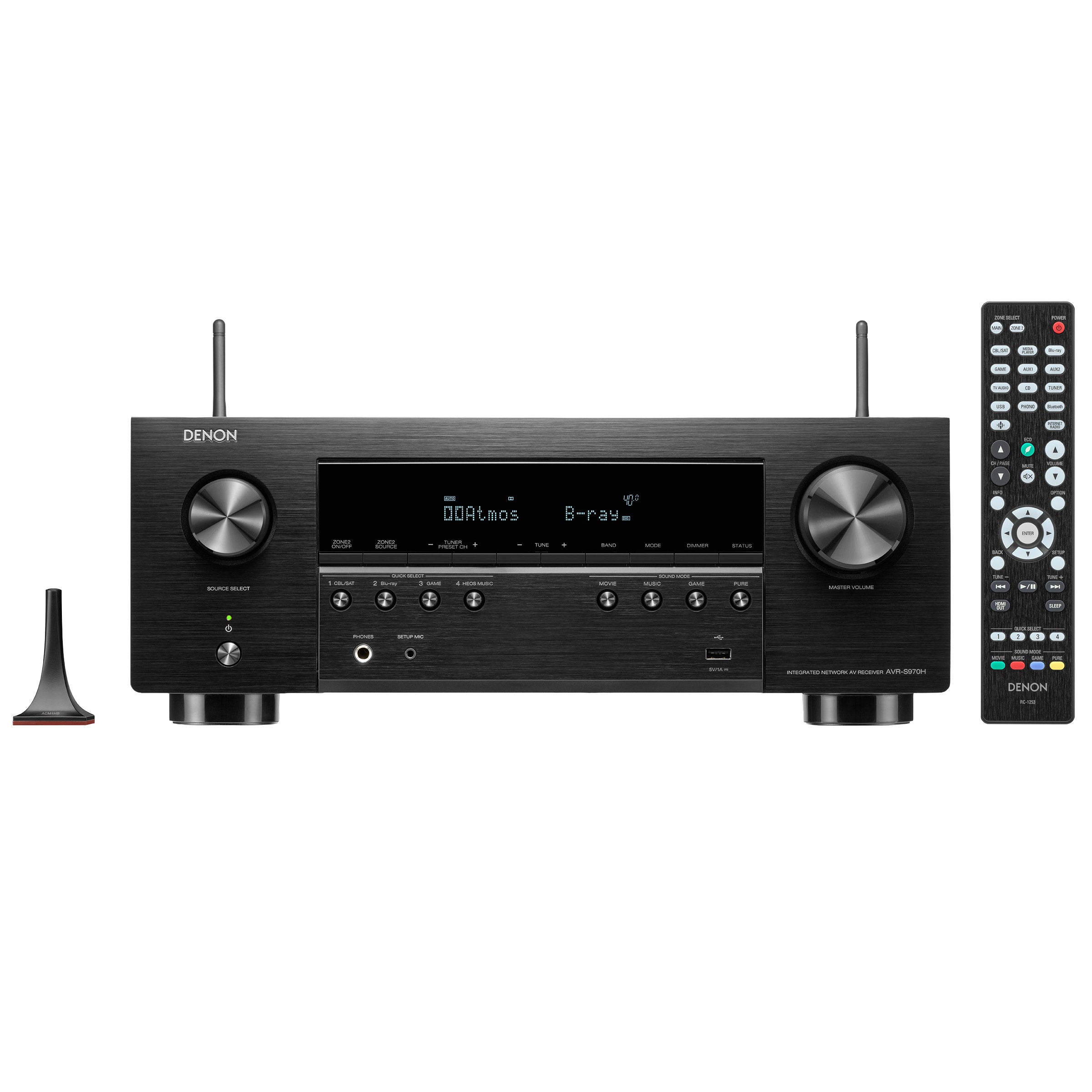 Denon AVR-S970H 7.2 Channel 8K AV Receiver