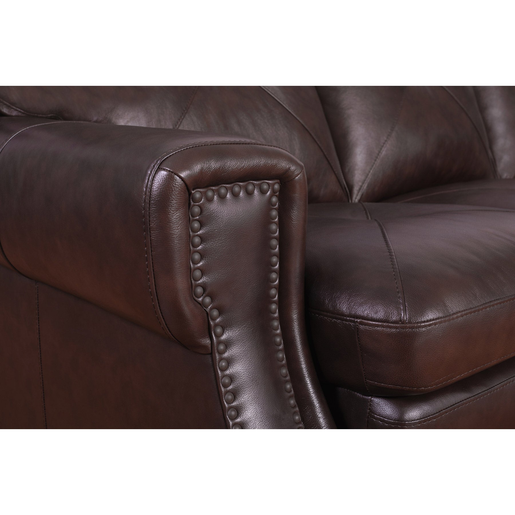 Stanley Top Grain Leather Sectional
