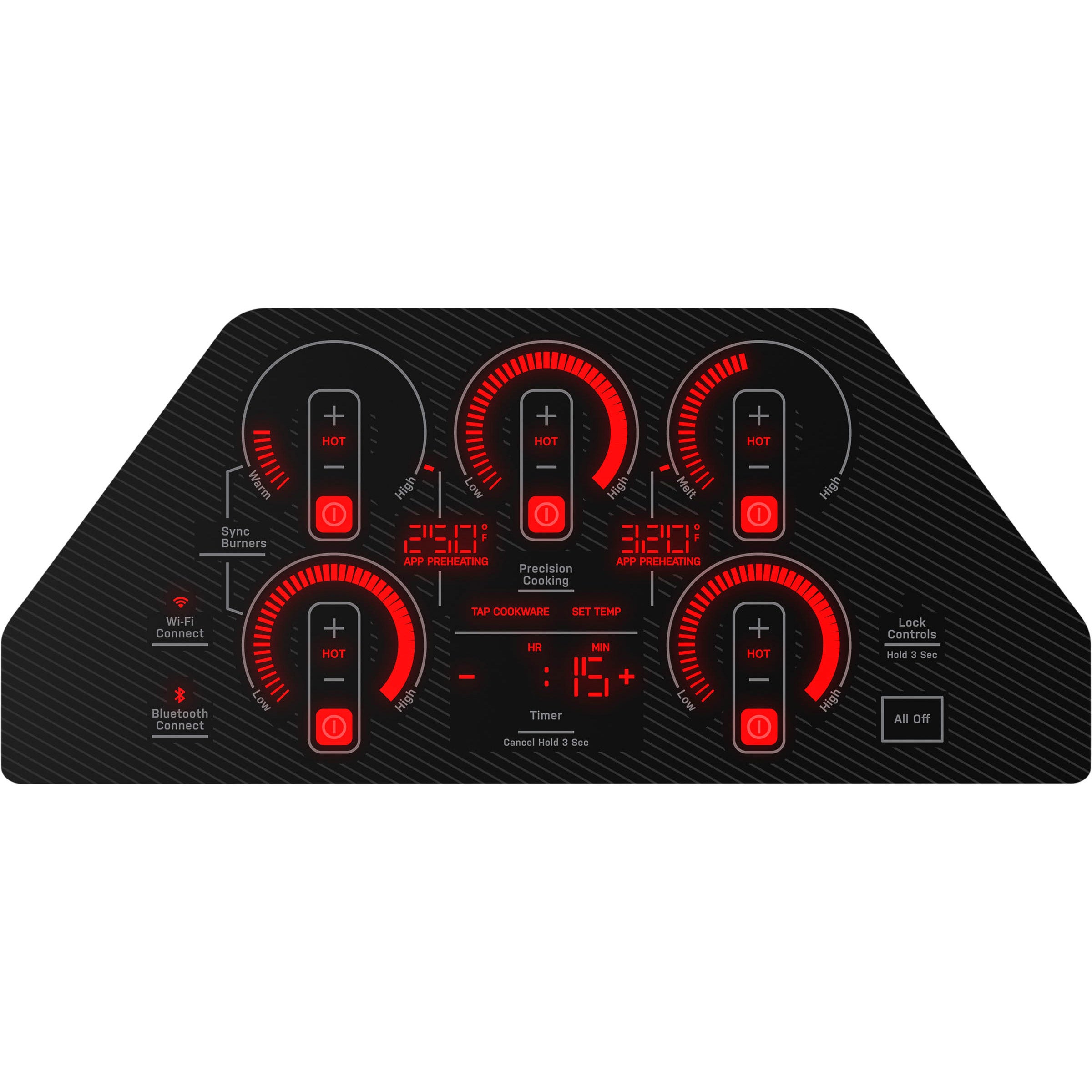 GE Profile 36" INDUCTION Cooktop with Touch Controls, Power Boil, WiFi Connect